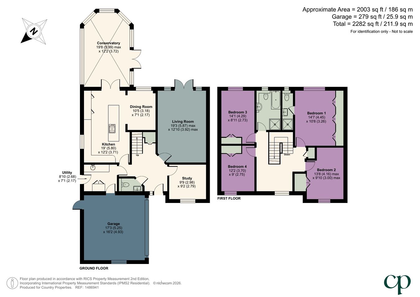 27, Highfields, Westoning floorplan