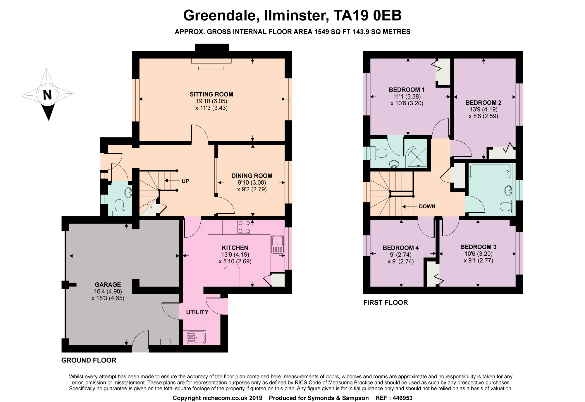 4 Bedrooms Detached house for sale in Greendale, Ilminster, Somerset TA19