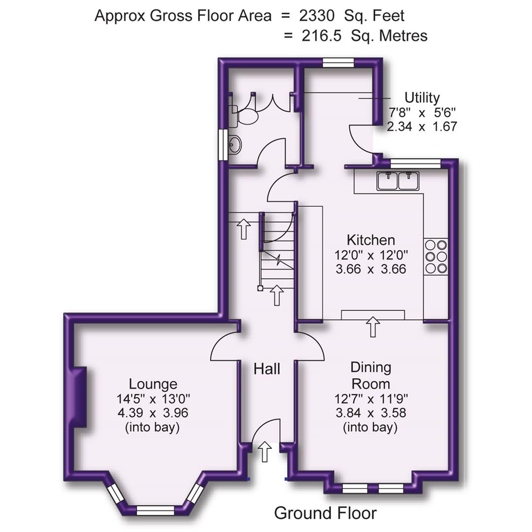Hale Road, Altrincham WA14, 5 bedroom terraced house for sale