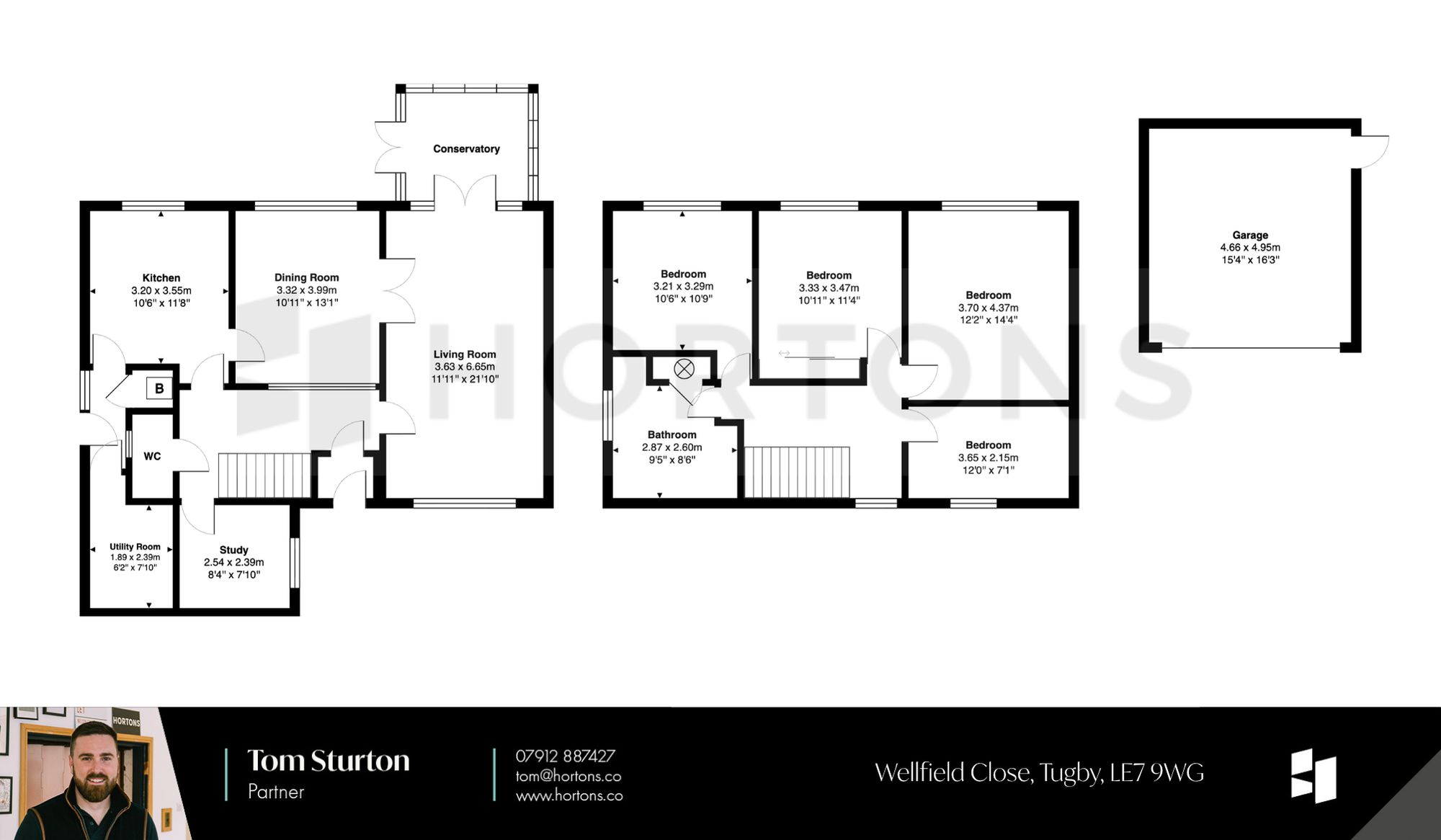 1 Wellfield Close, Leicester floorplan