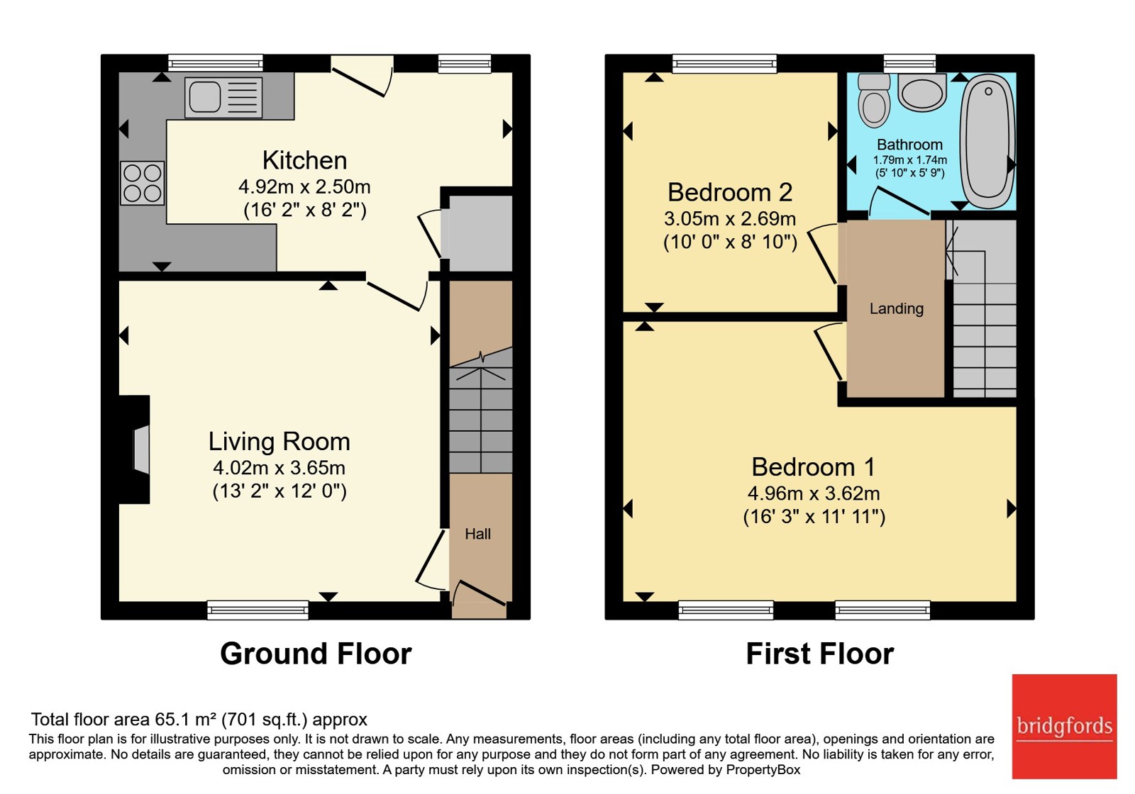 203, Cross Lane, West Yorkshire floorplan