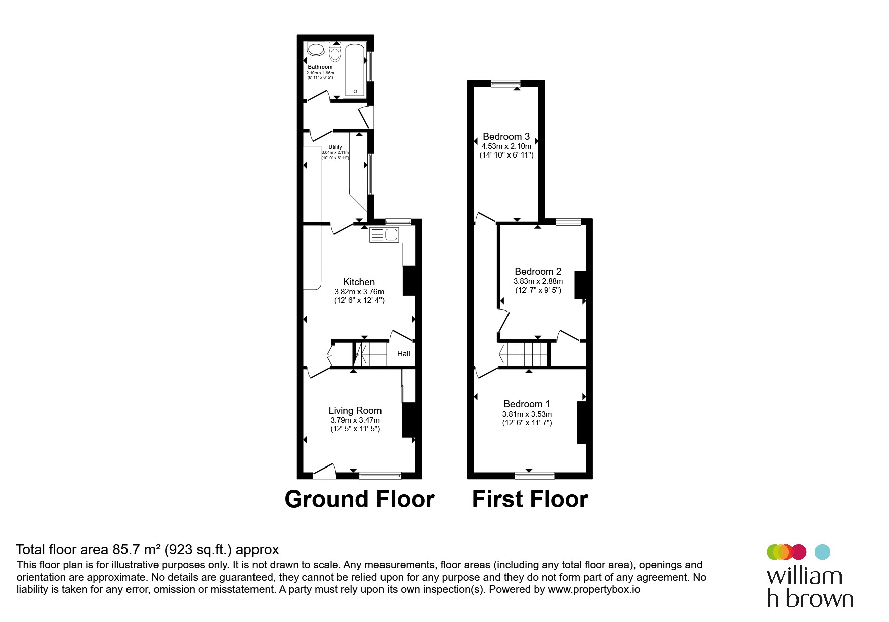 9, Queens Road, Worksop floorplan