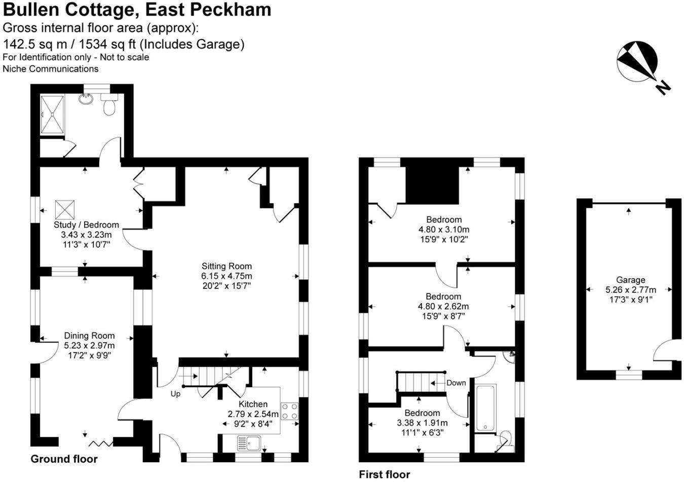 Bullen Cottage, Addlestead Road, Tonbridge floorplan