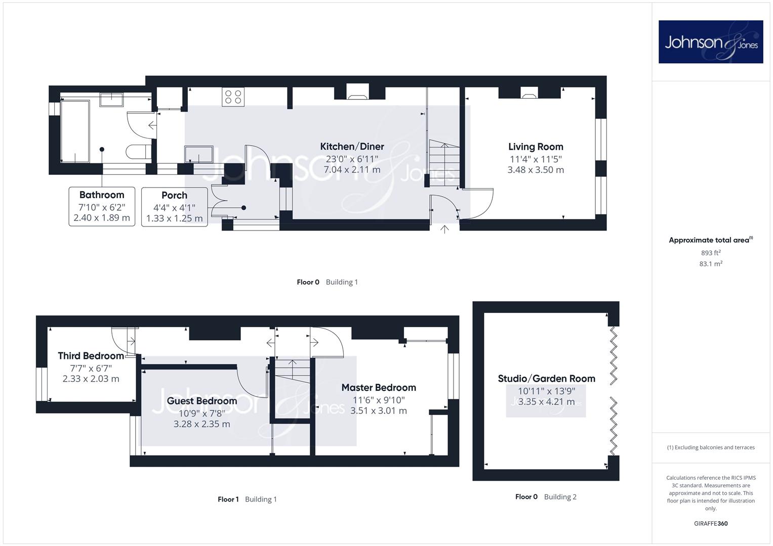 25, Highfield Road, Chertsey floorplan
