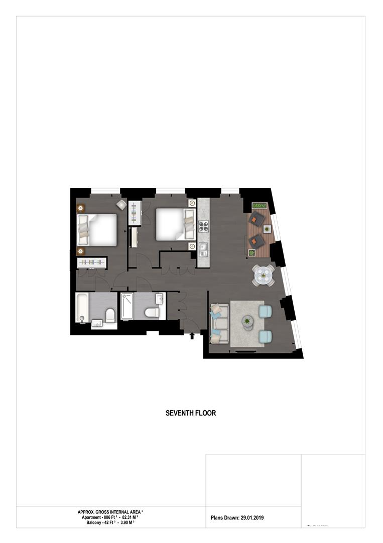 38, Thornes House, Wandsworth floorplan
