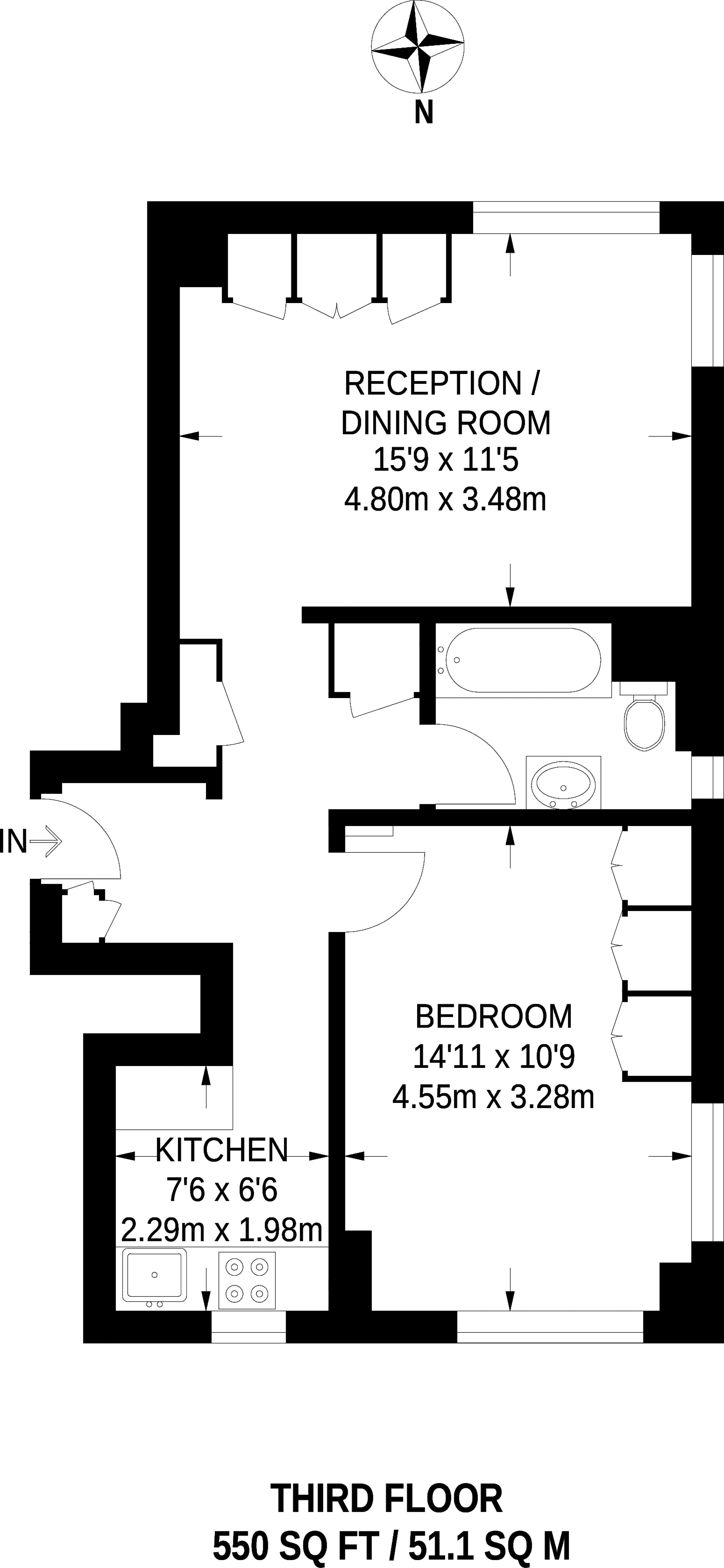 1 Bedrooms Flat to rent in Marsham Street, Westminster SW1P