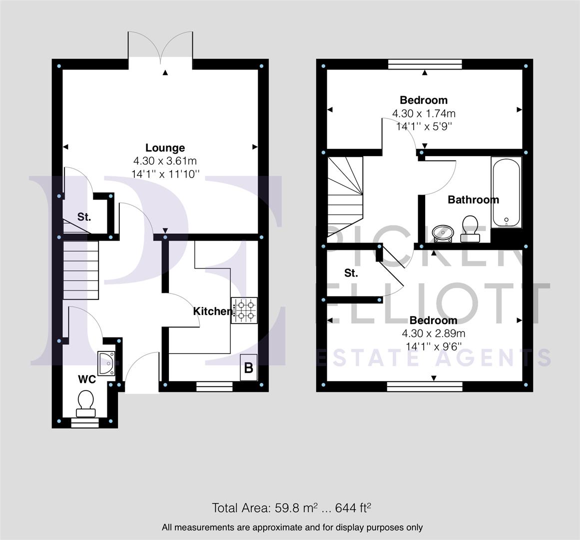Kinross Way, Hinckley LE10, 2 bedroom semidetached house for sale