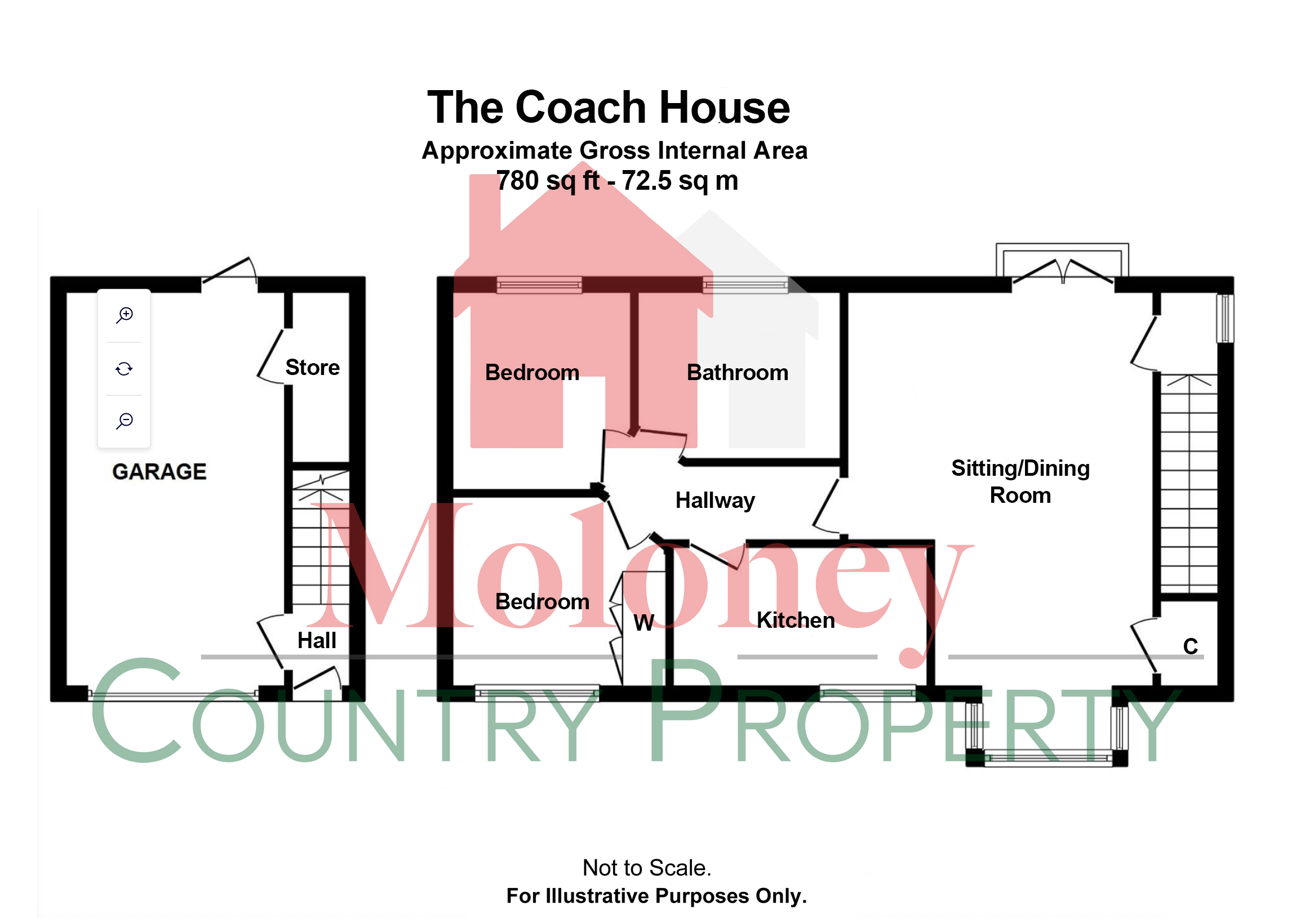 The Coach House, 20, Badger Way, Rye floorplan