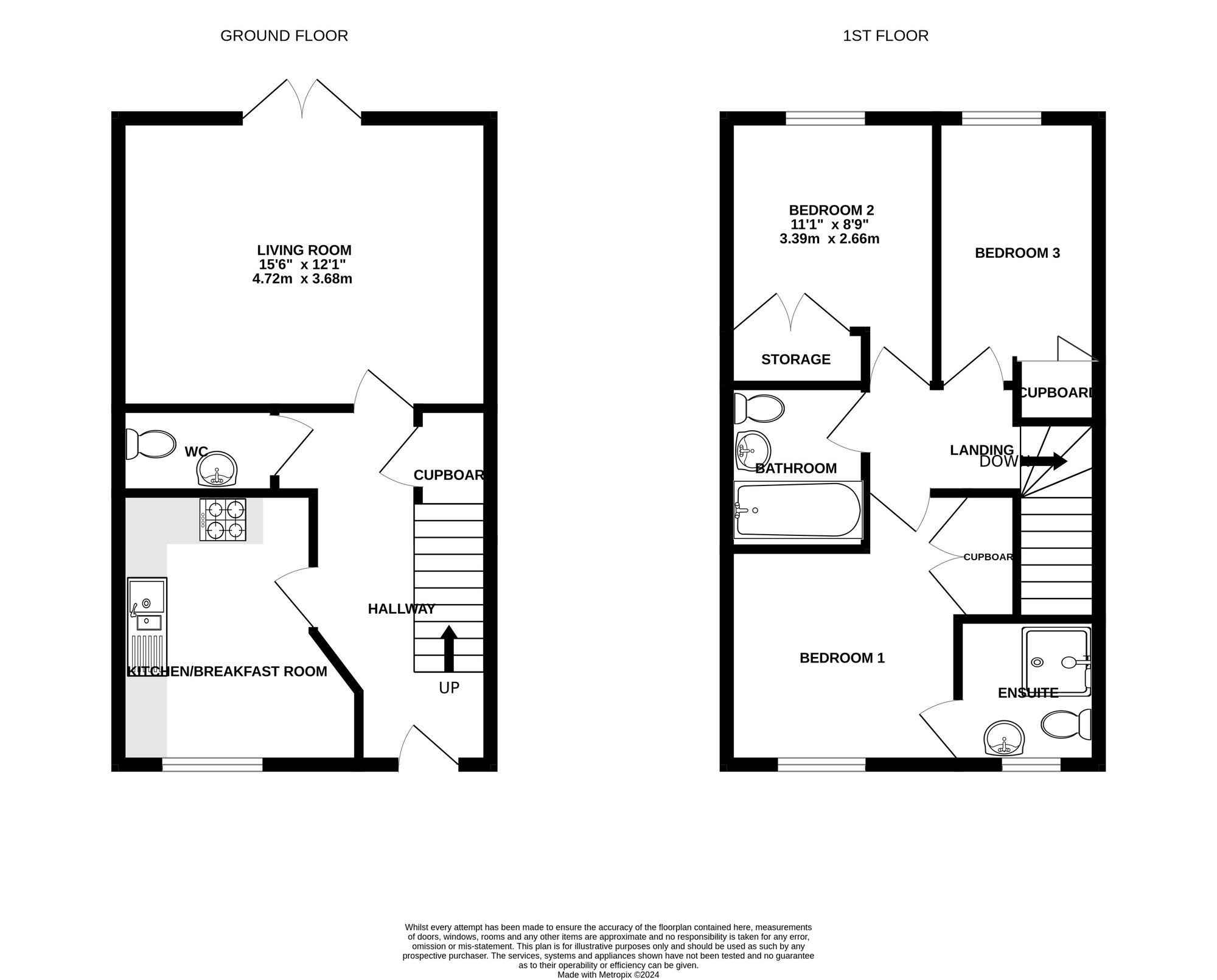 Fern Cottage, Newport floorplan