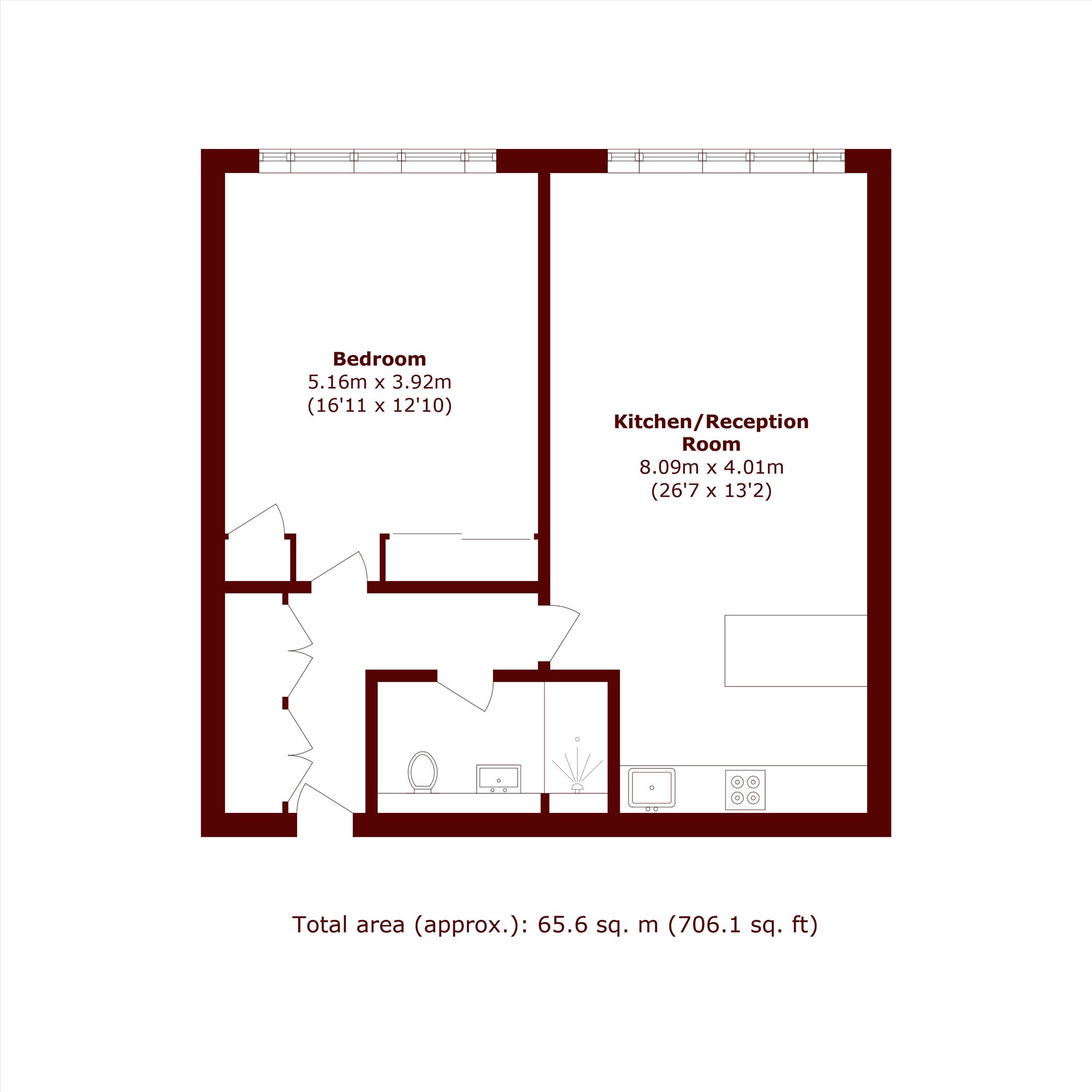 The Old Aeroworks, London floorplan