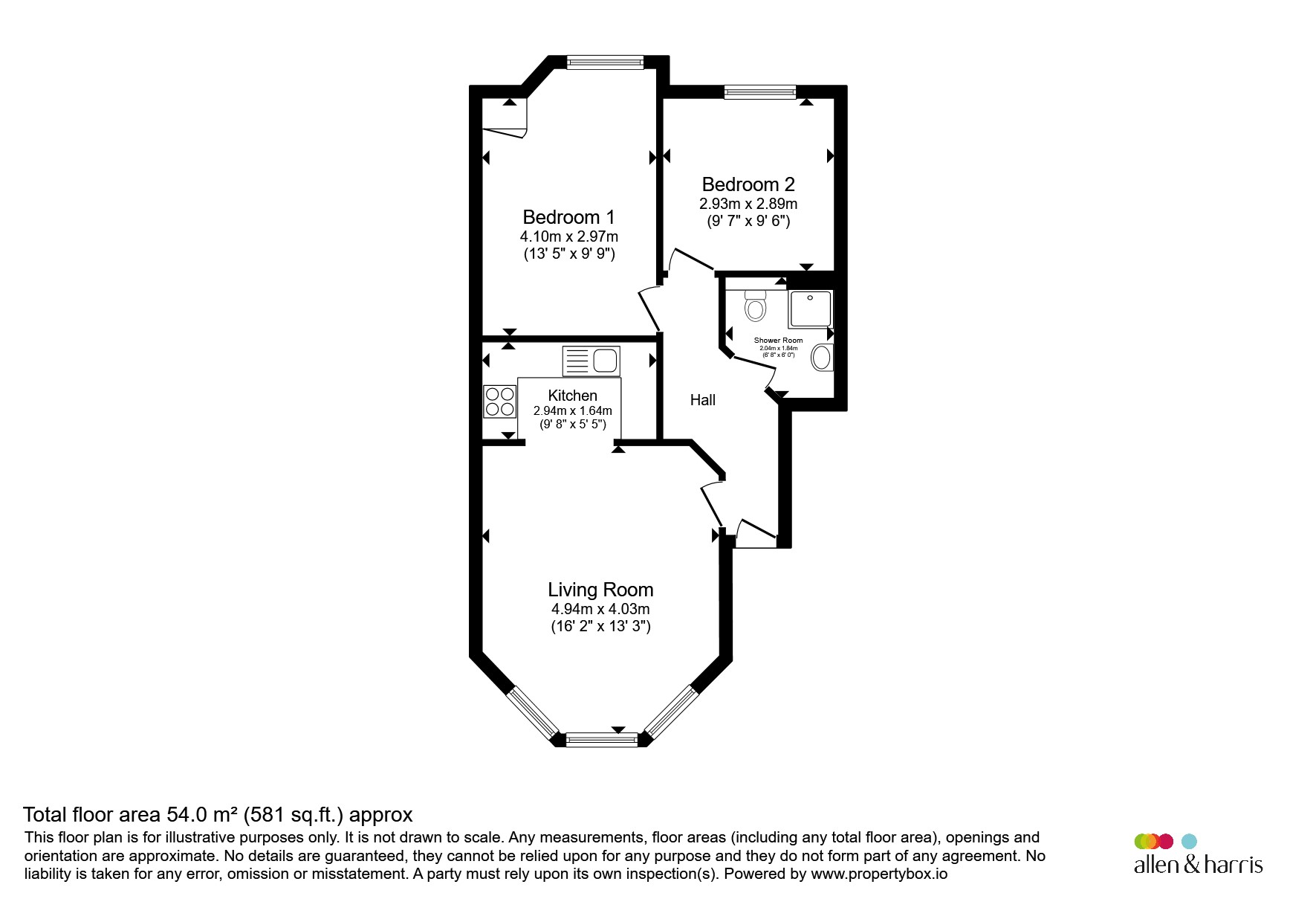 Ground Floor Flat, 42, Royal Park, Bristol floorplan