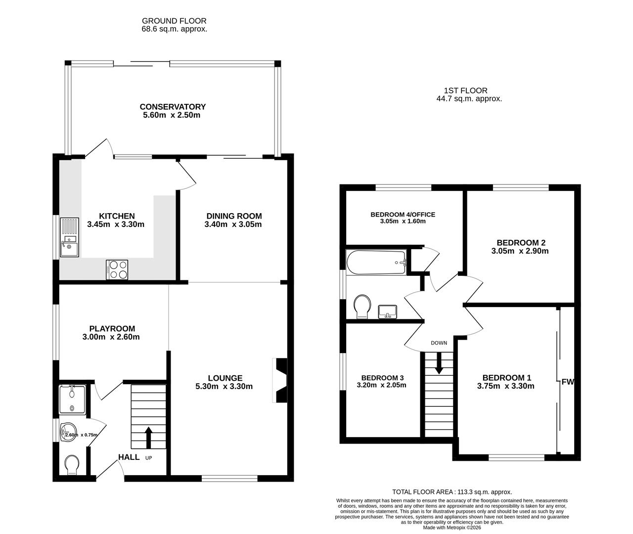 39, Cawood Crescent, Hull floorplan
