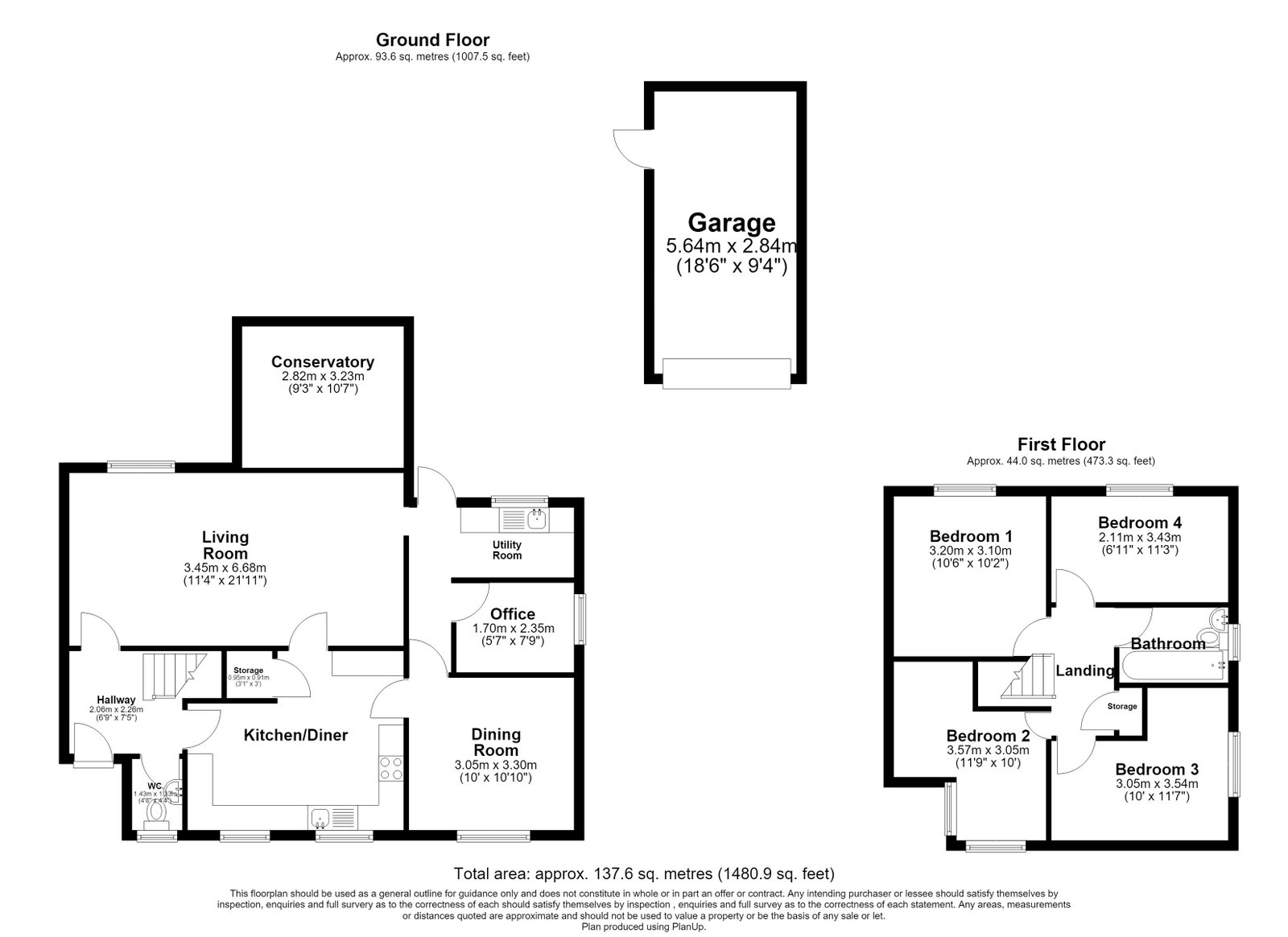 15 Rosecroft Close, Langdon Hills, Basildon floorplan