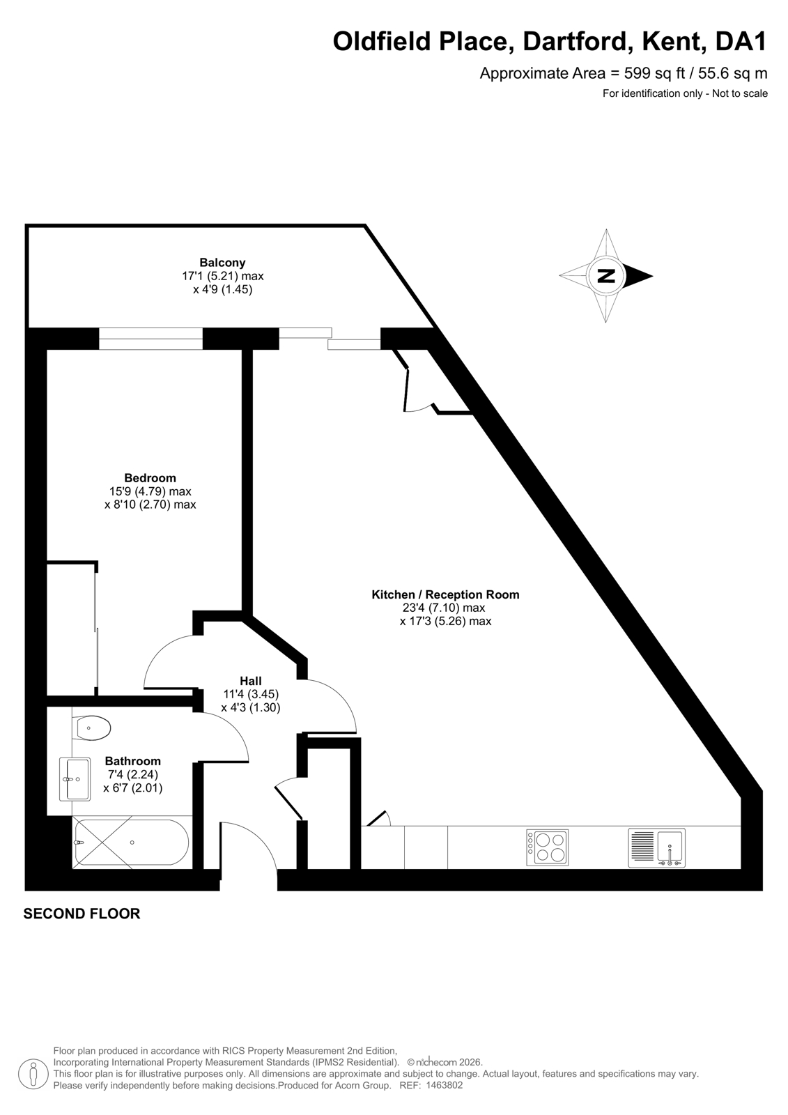 15, Oldfield Place, Kent floorplan