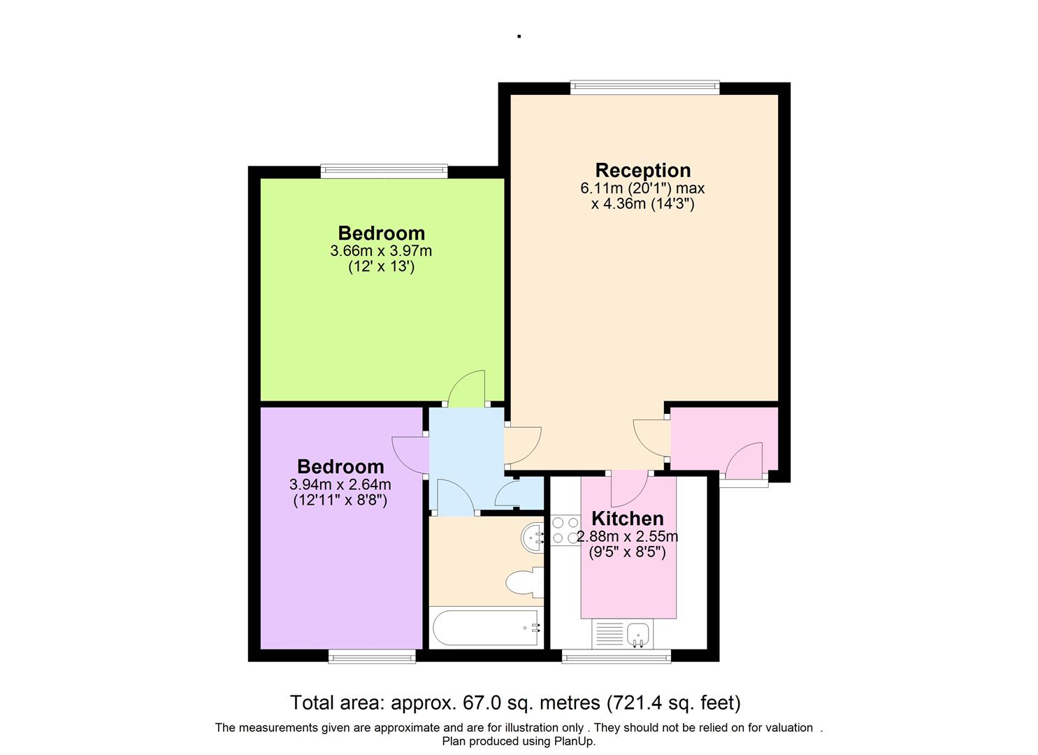 Boreham Holt, Elstree, Borehamwood WD6, 2 bedroom flat to rent