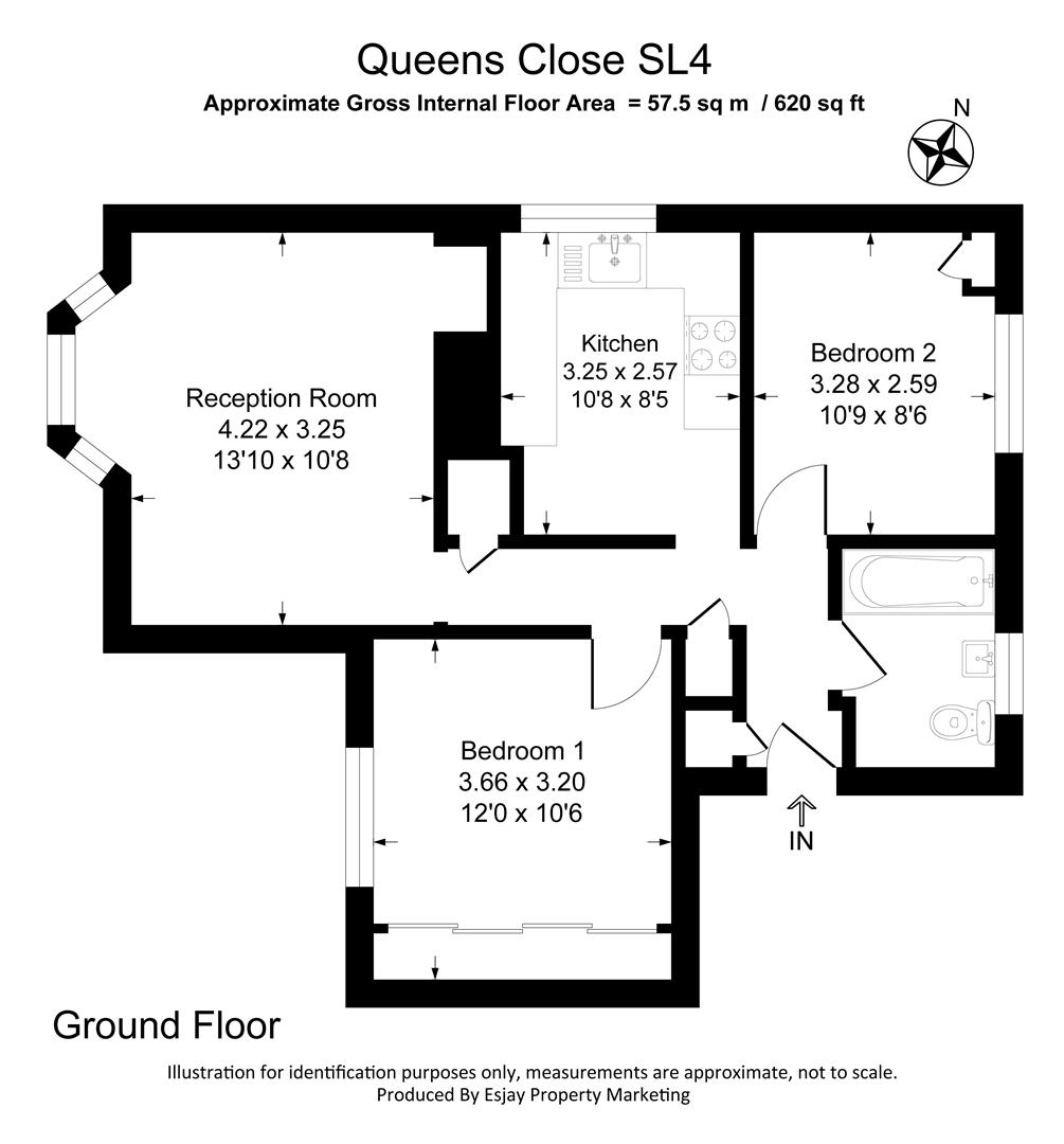 16, Queens Close, Windsor floorplan