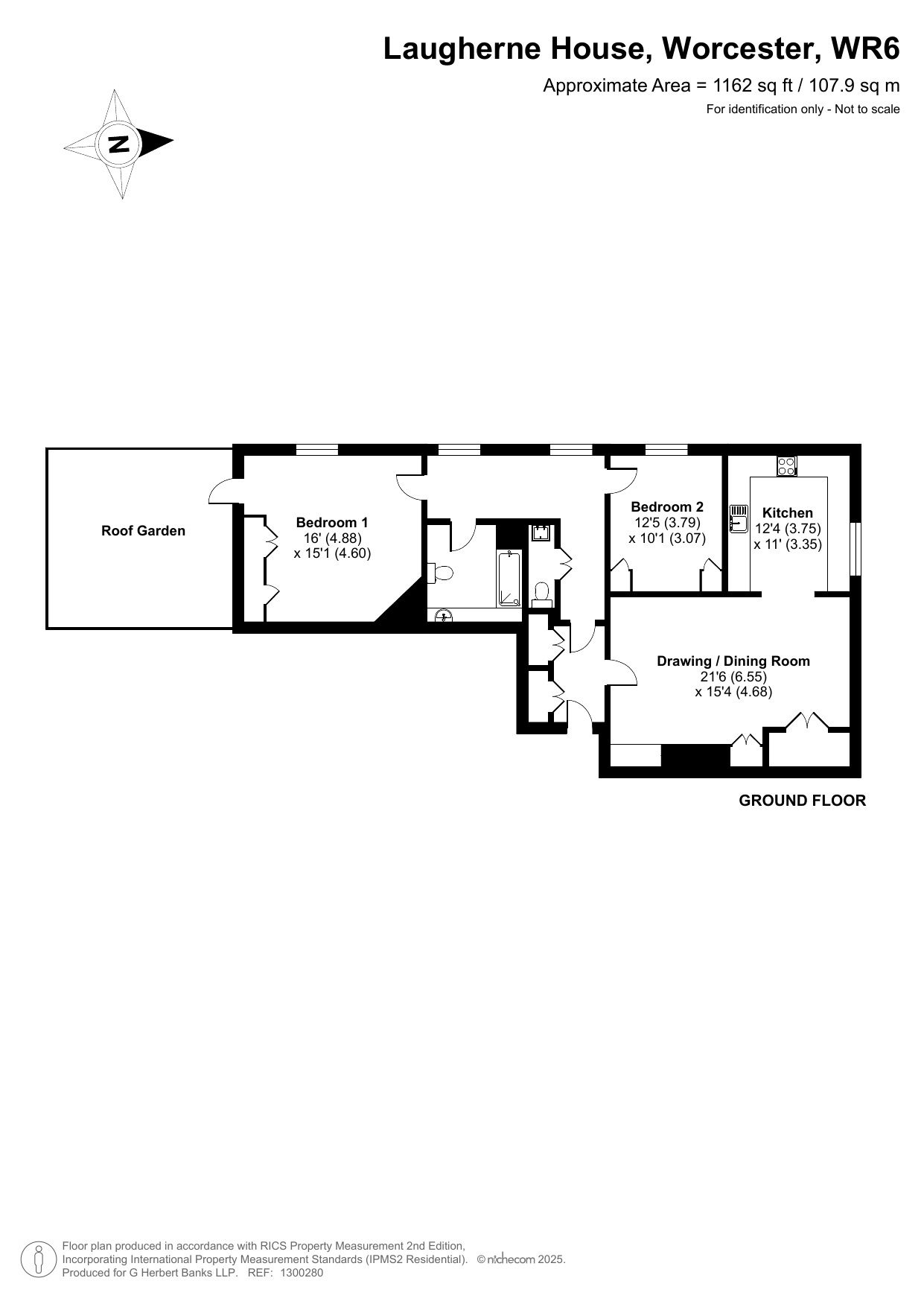 4 Laugherne House, Laugherne Park, Worcester floorplan