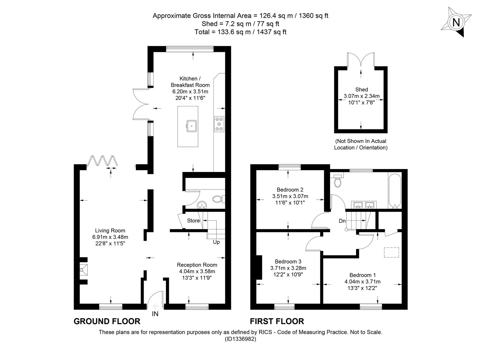 16, Littlefield Road, Alton floorplan