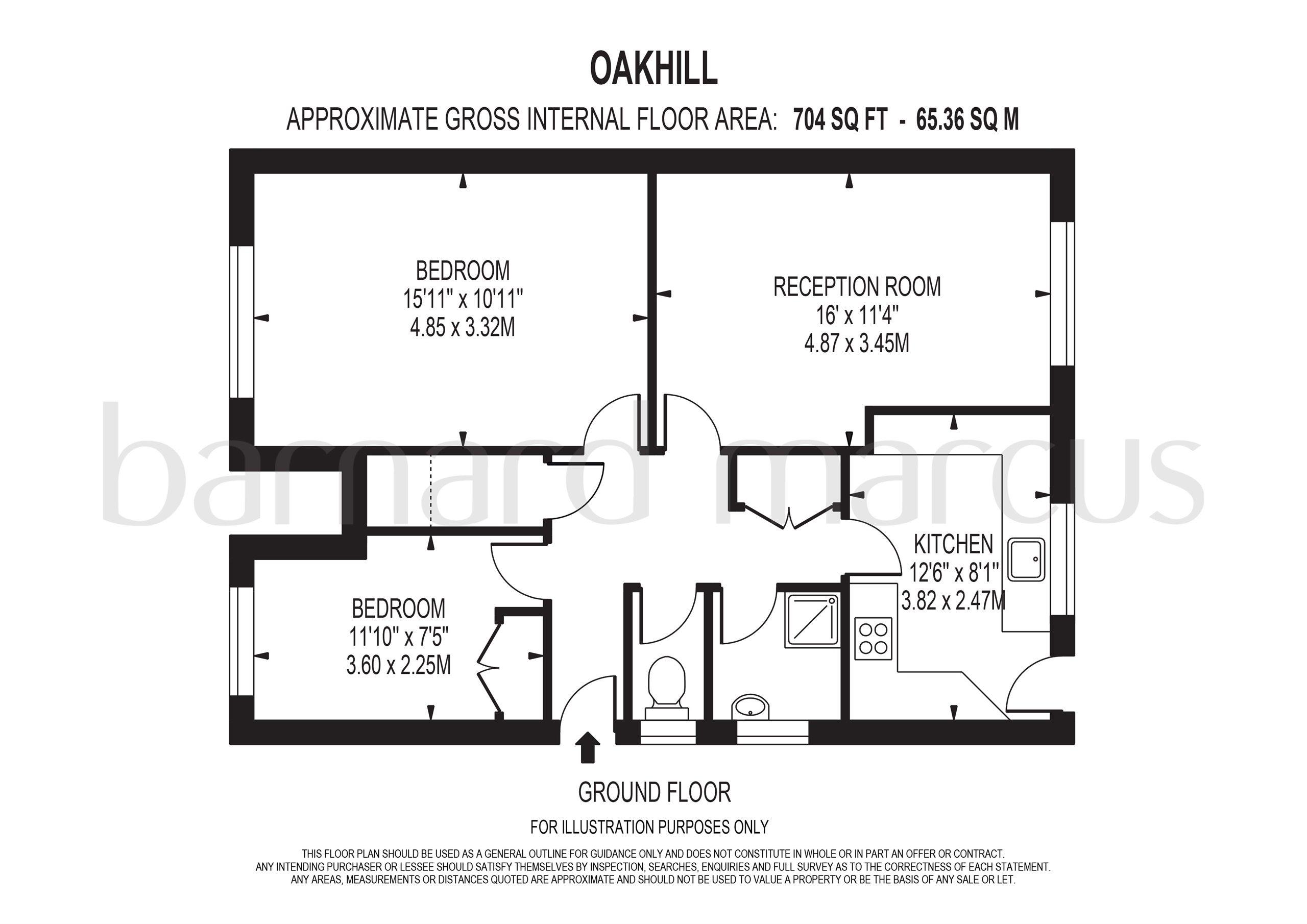 Oak Hill, Surbiton KT6, 2 bedroom for sale 55432970