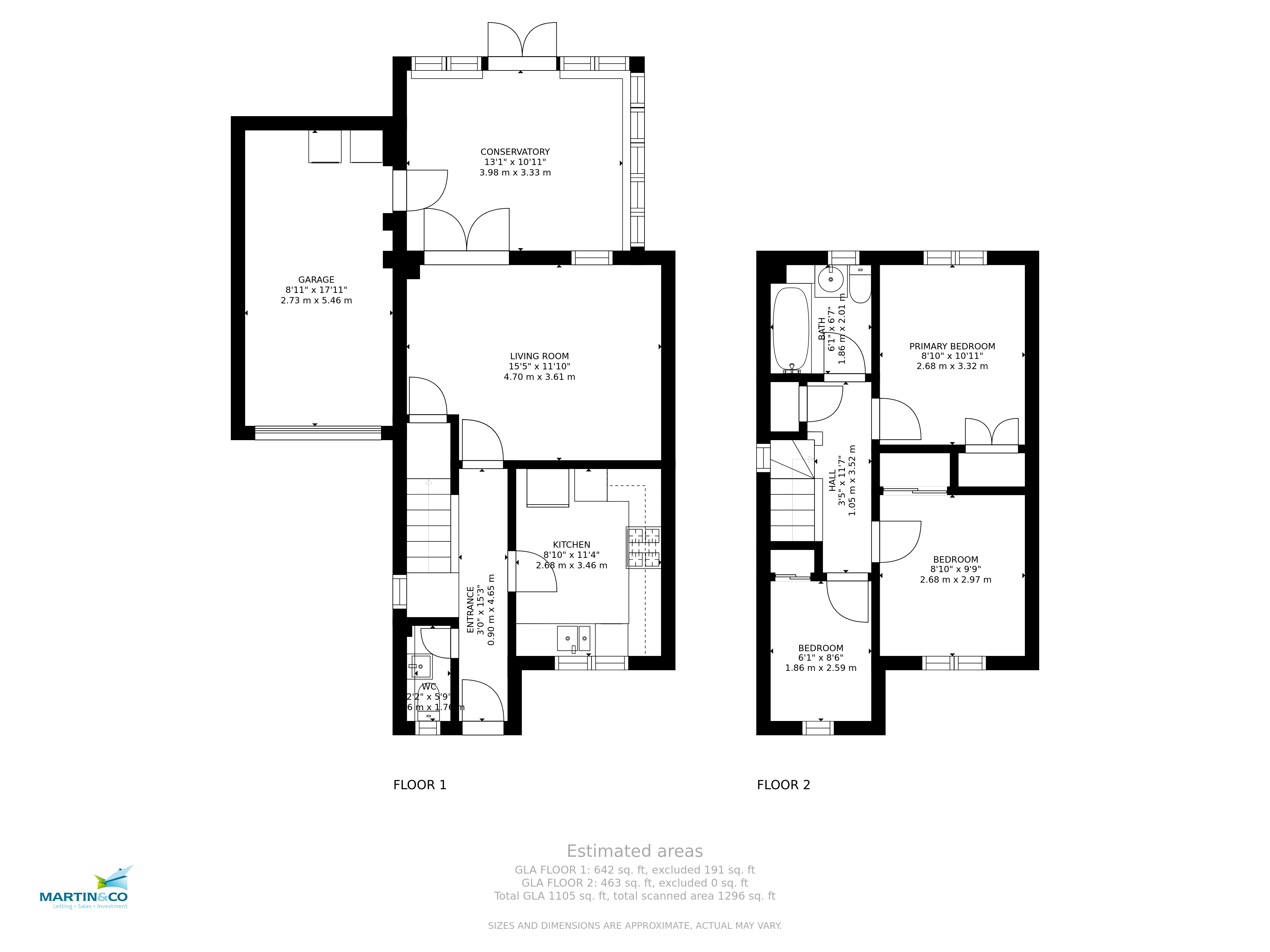 9, Candlerush Close, Woking floorplan