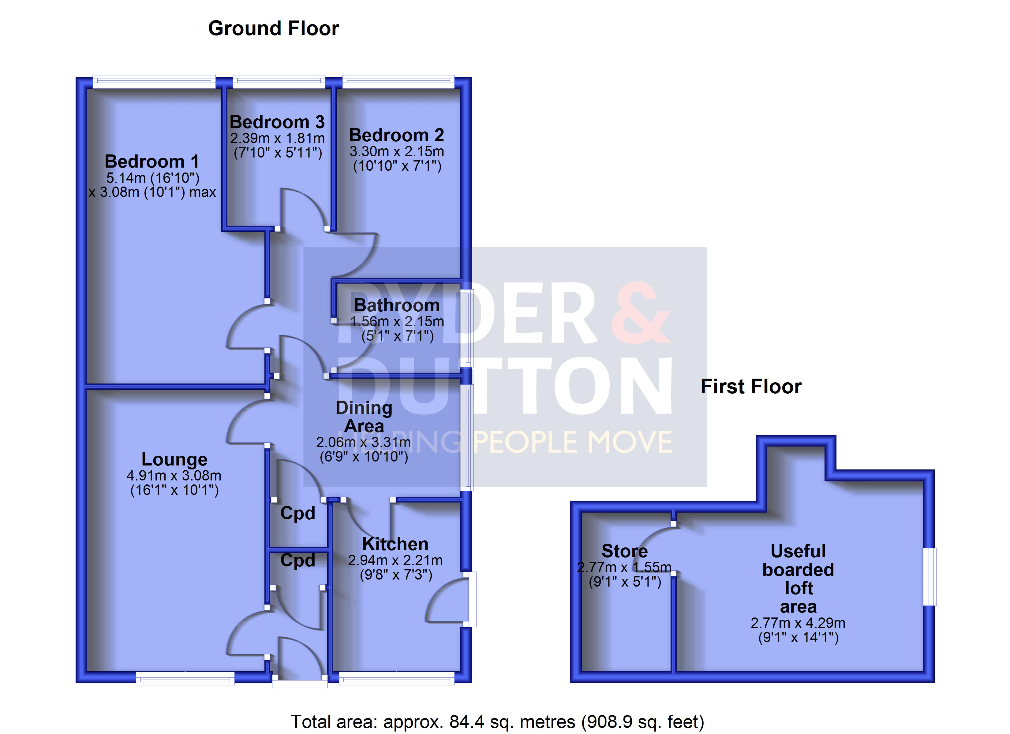 Turf Park Road, Royton, Oldham, Greater Manchester, OL2 floorplan