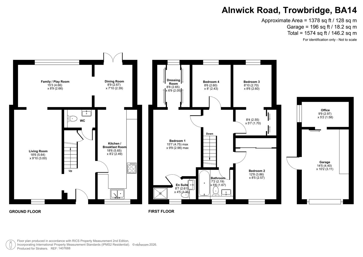 2, Alnwick Road, Trowbridge floorplan