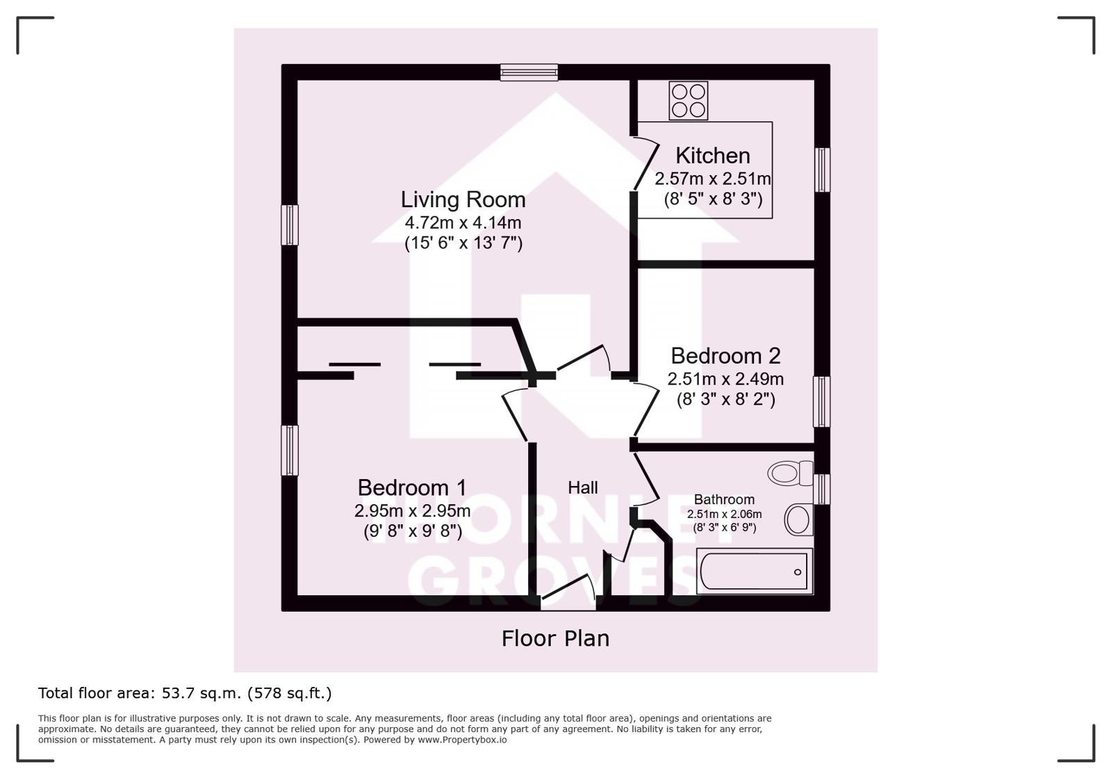 18, Queenscroft, Eccles floorplan