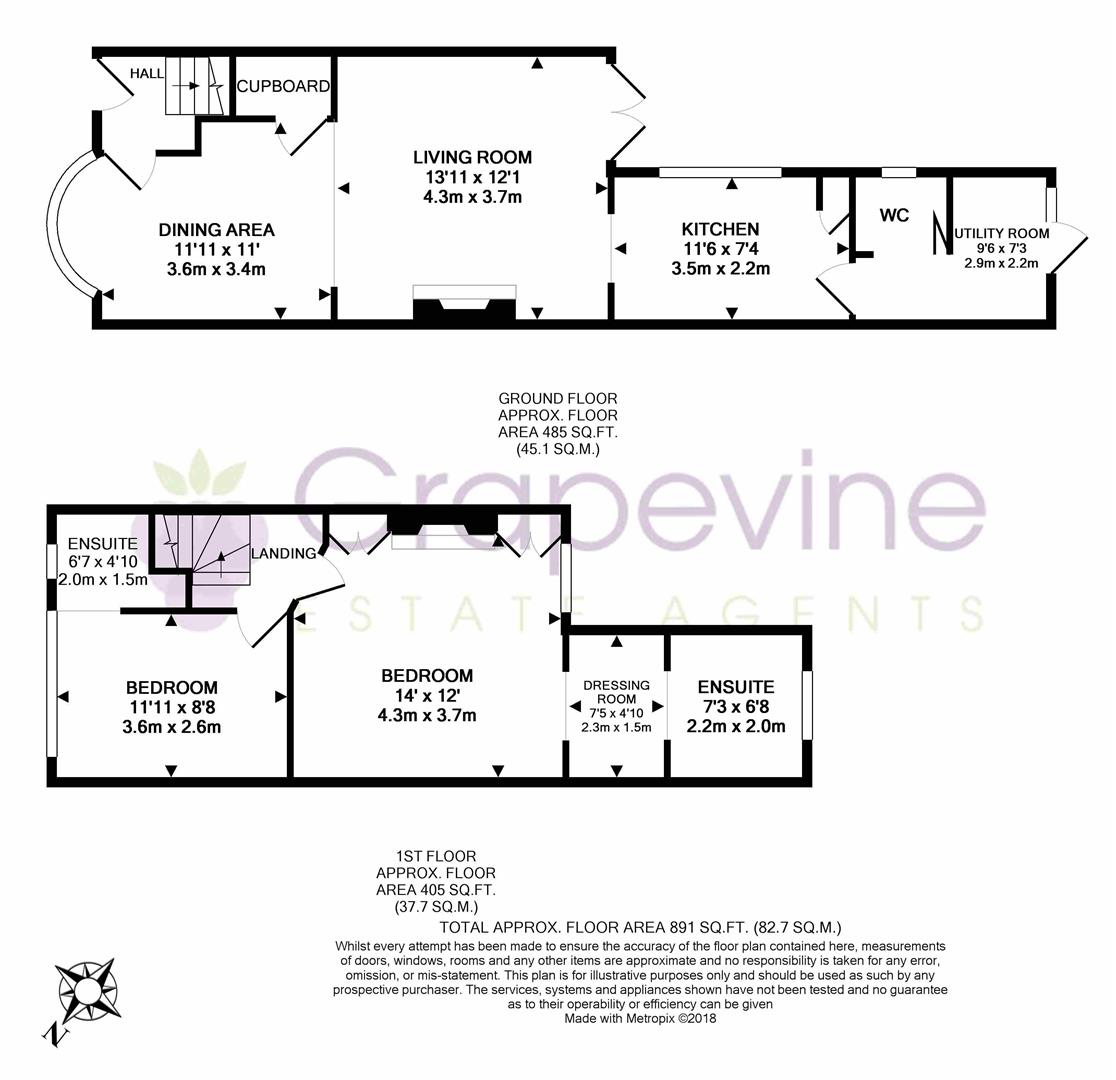 2 Bedrooms Terraced house for sale in Waltham Road, Twyford, Reading RG10