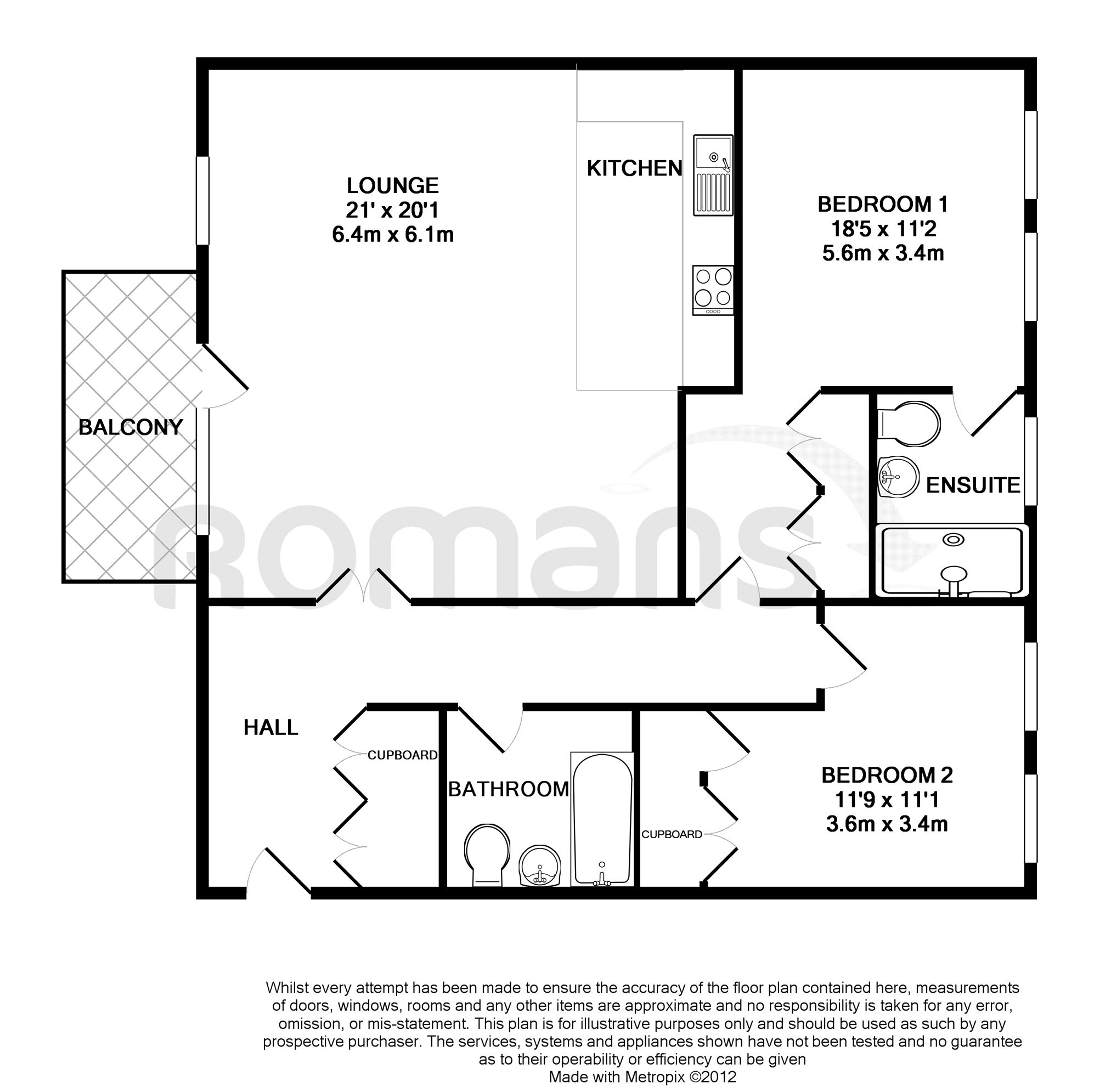 2 Bedrooms Flat to rent in The Courtyard, Beggarwood, Basingstoke RG22