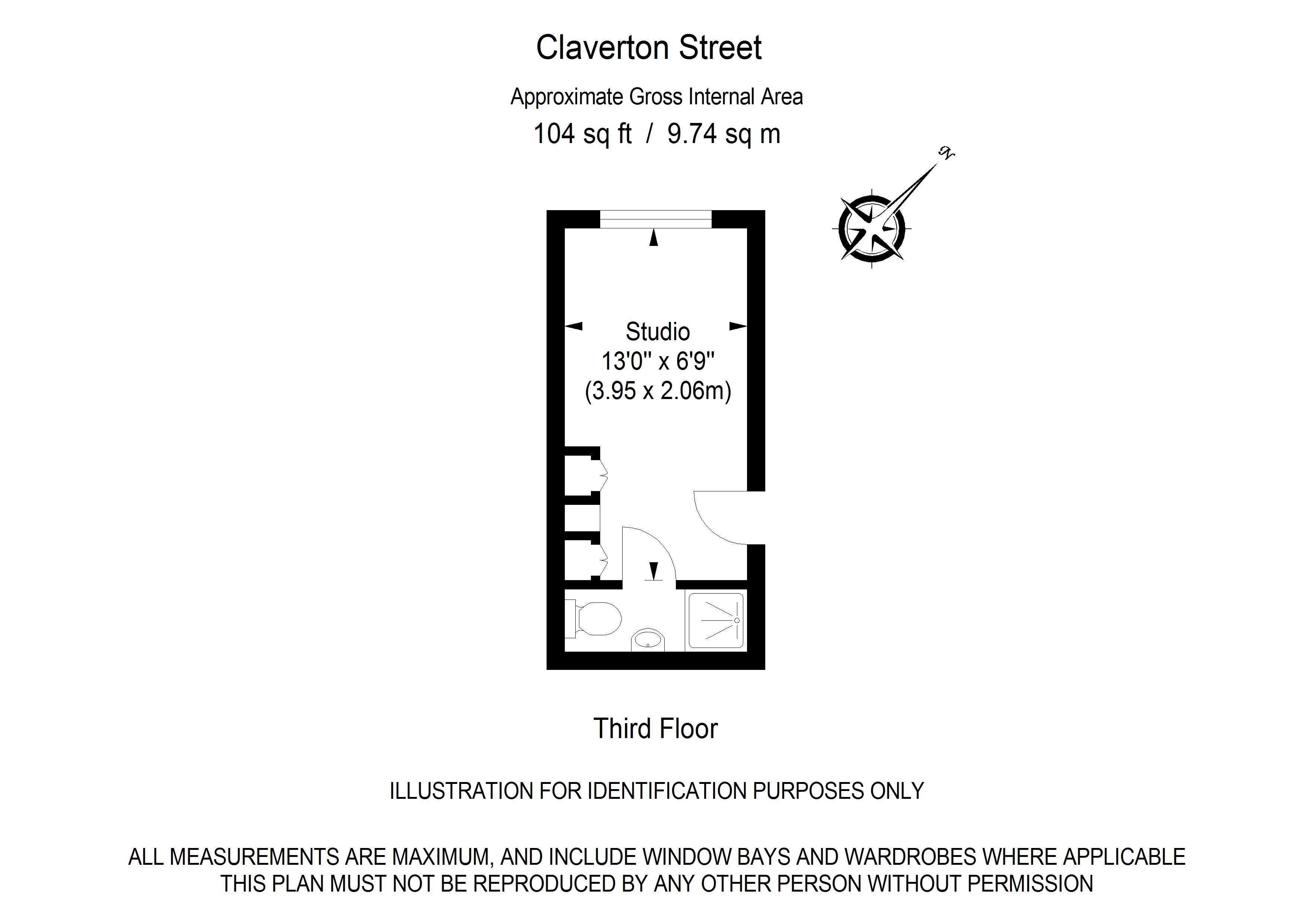 0 Bedrooms Studio to rent in Claverton Street, London SW1V