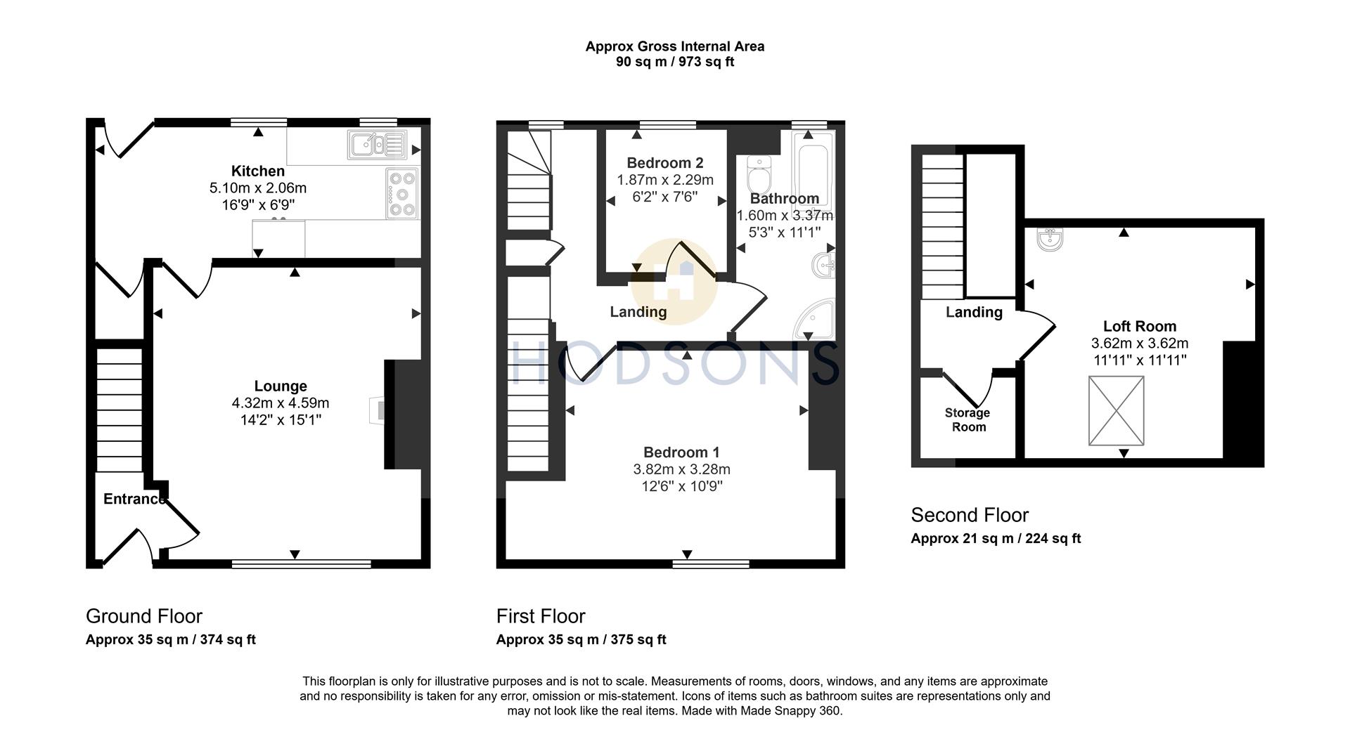 18, Common Lane, East Ardsley floorplan