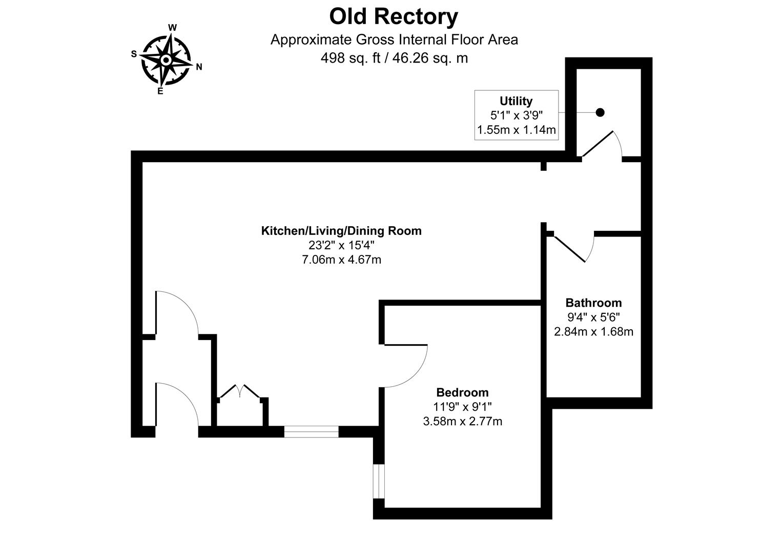 7 Old Rectory House, St. Margarets Terrace, St. Leonards-On-Sea floorplan