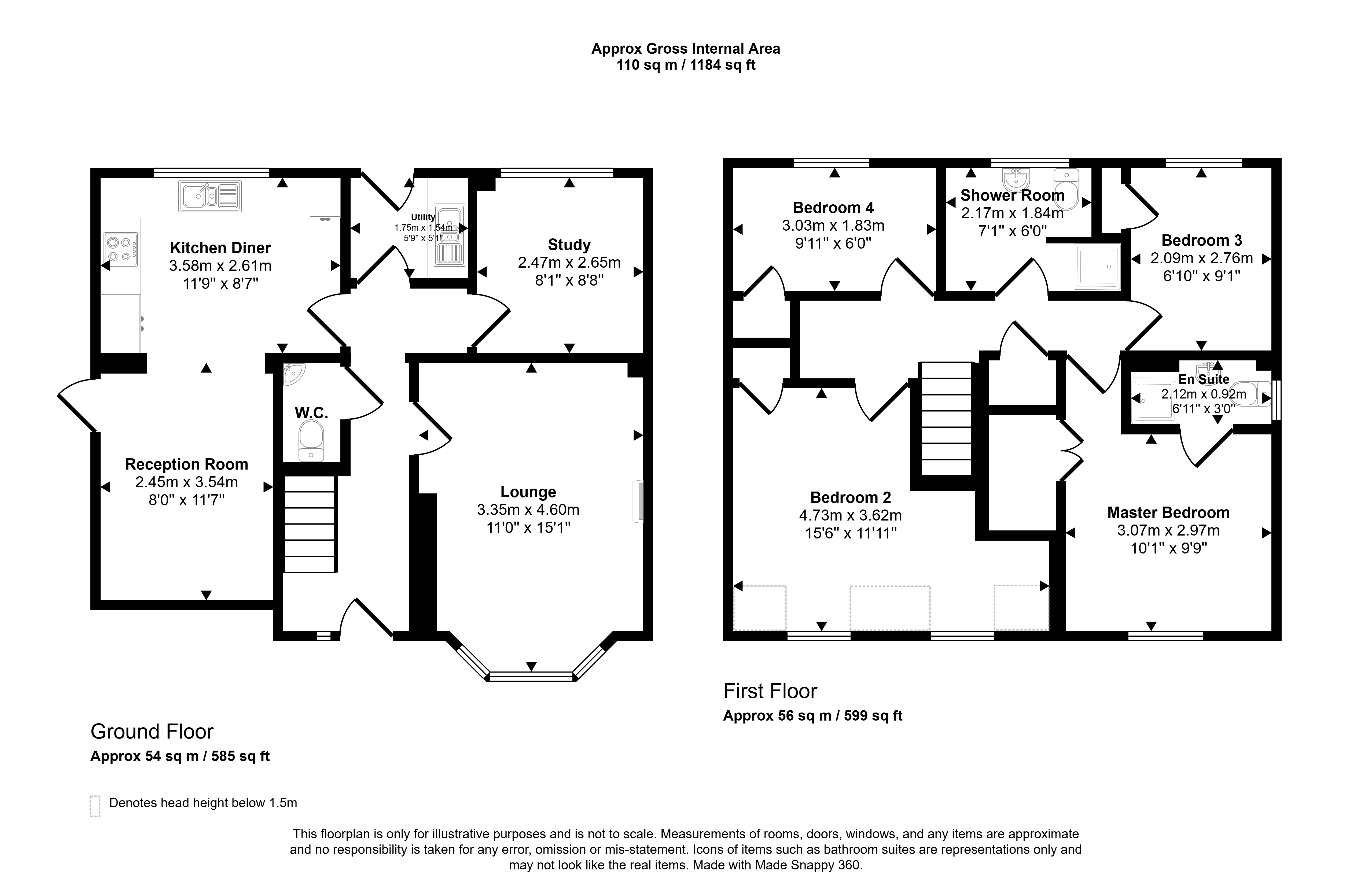 12, Mulberry Close, Blyth floorplan