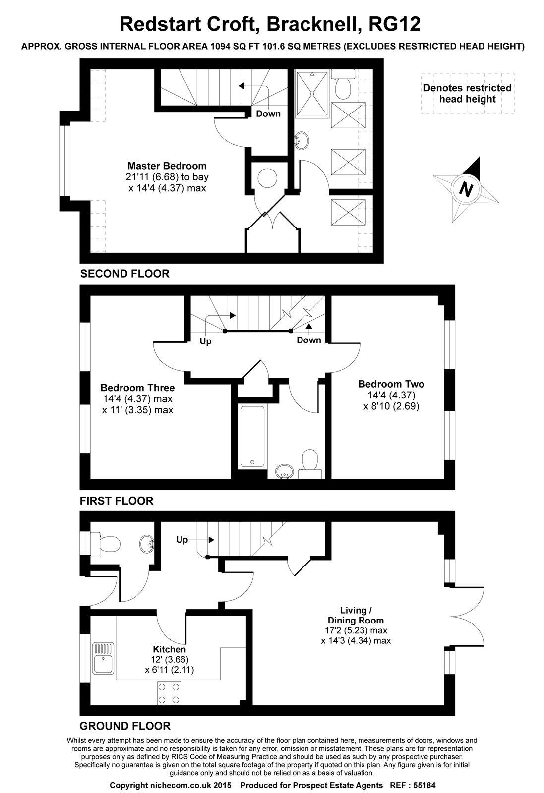 3 Bedrooms End terrace house to rent in Redstart Croft, Bracknell, Berkshire RG12