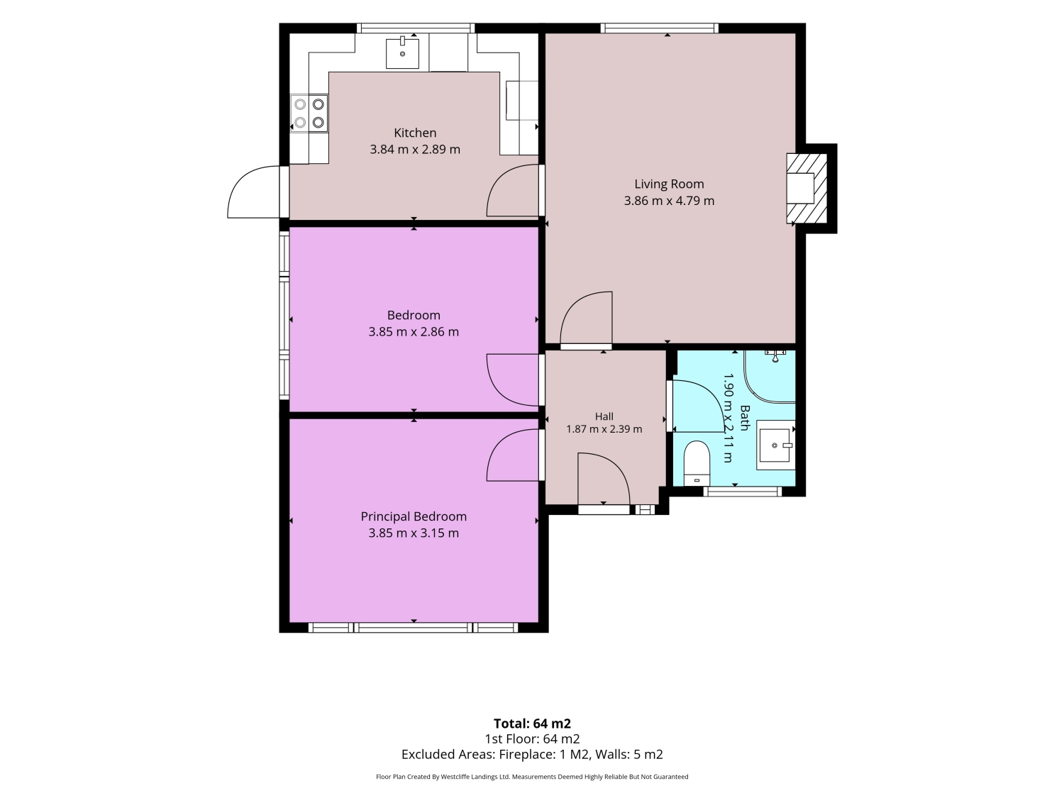 174, Newman Road, Sheffield floorplan
