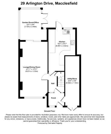 29, Arlington Drive, Macclesfield floorplan