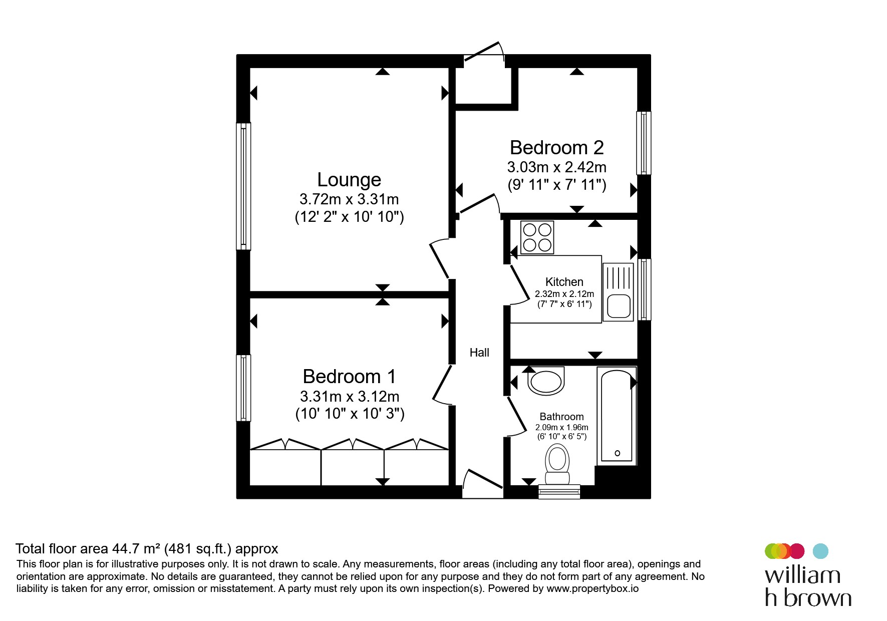 10, Willowdene, Hertford floorplan