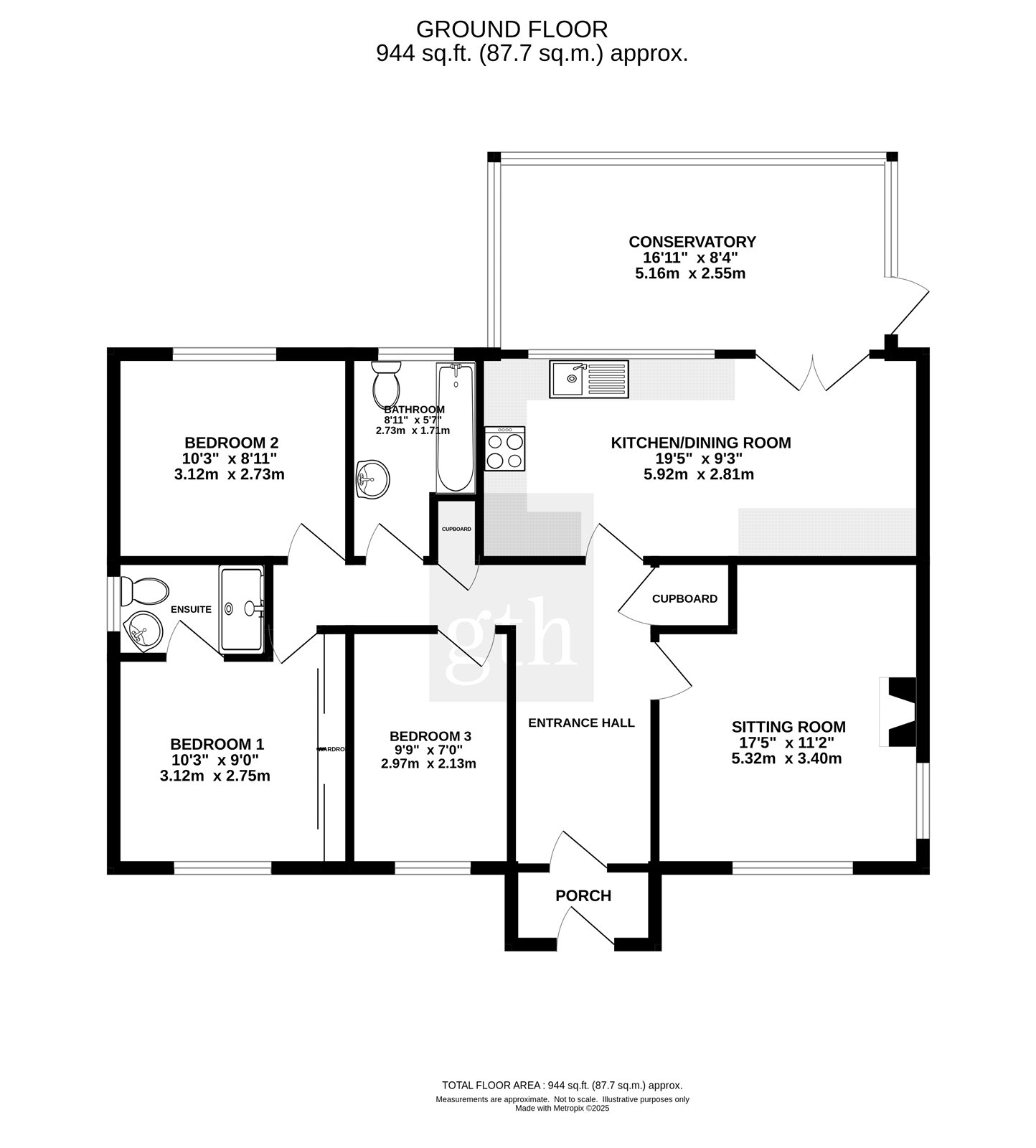 Avenell,, Ashley Road, Cullompton floorplan