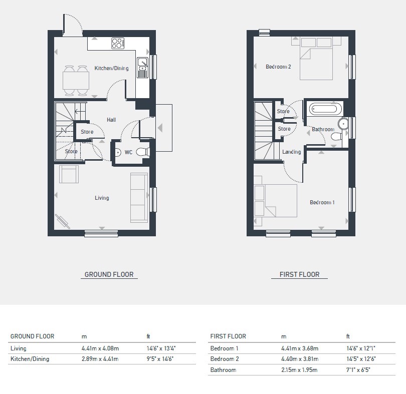 Plot 171, The Cardinham, Burgess Hill floorplan
