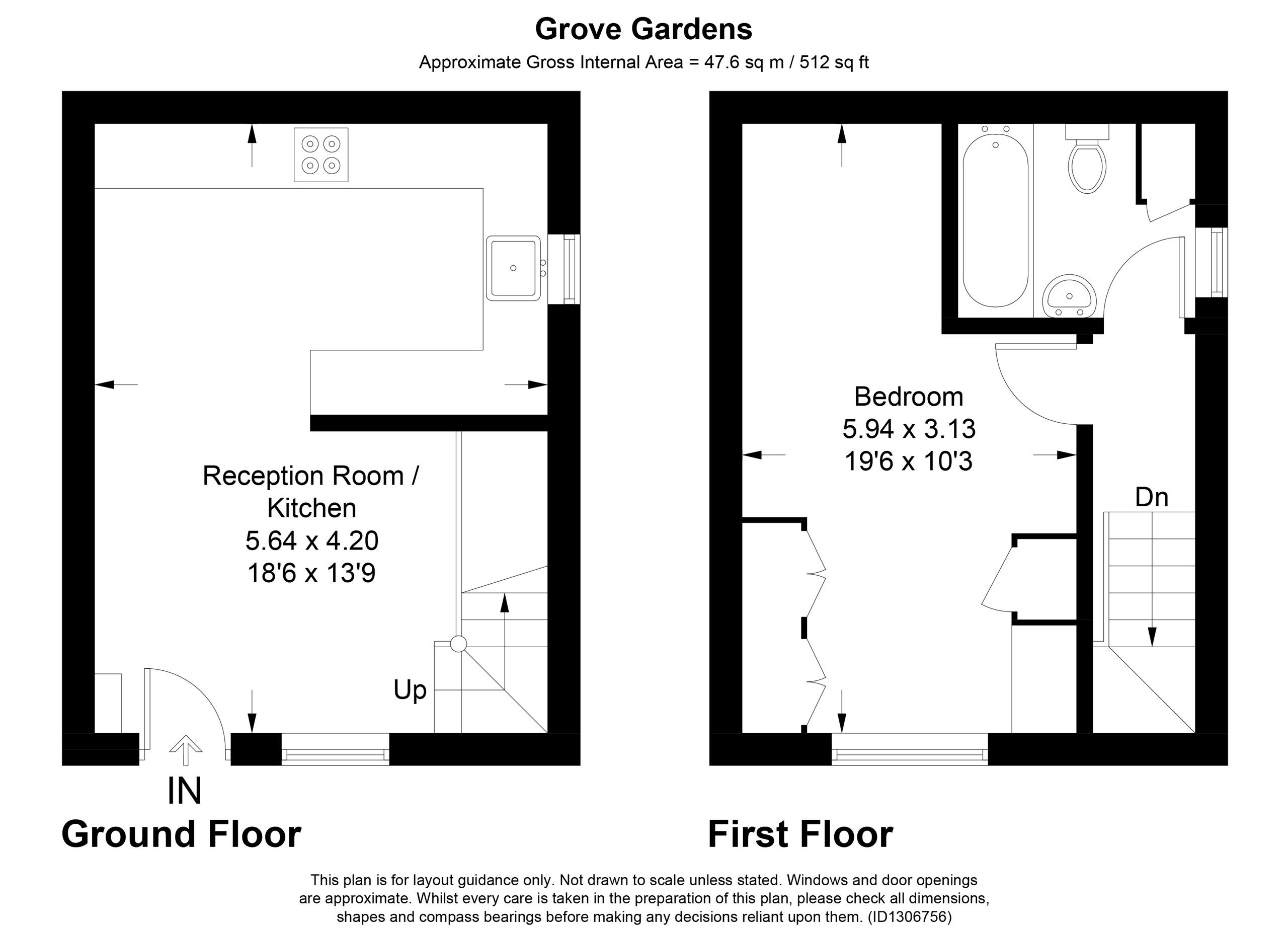 40, Grove Gardens, Tring floorplan