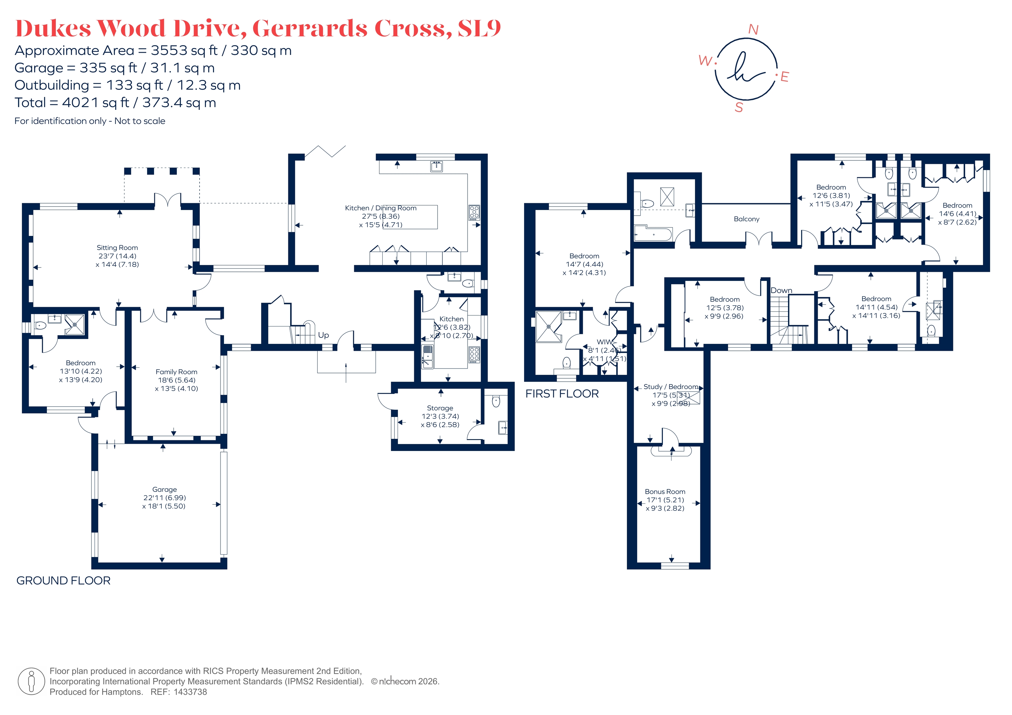 7, Dukes Wood Drive, Gerrards Cross floorplan