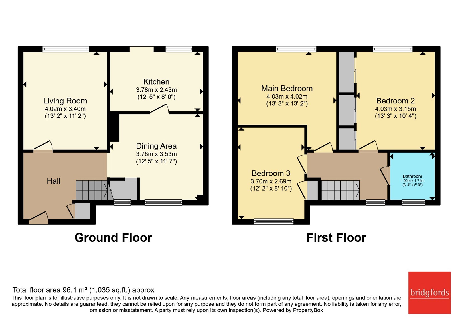 73, Reevy Road West, West Yorkshire floorplan
