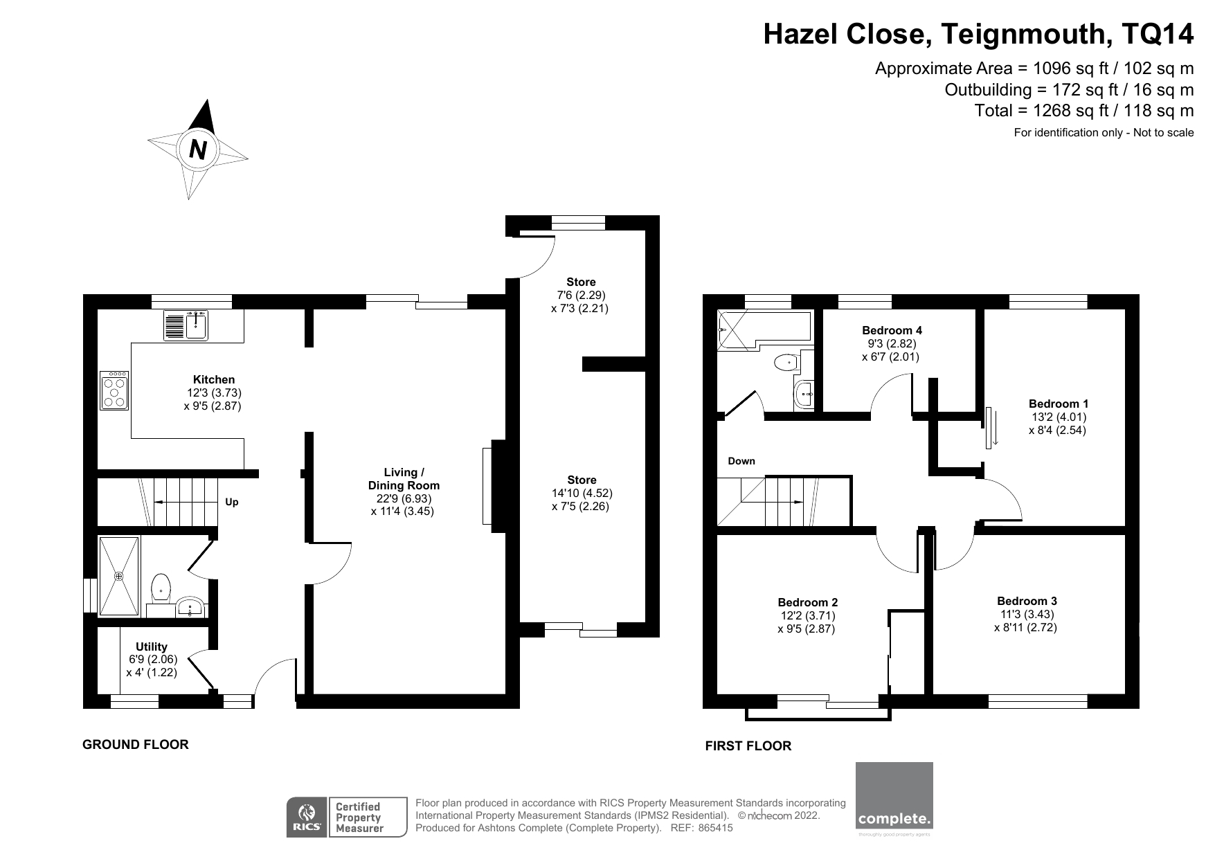 Hazel Close, Teignmouth TQ14, 4 bedroom detached house for sale