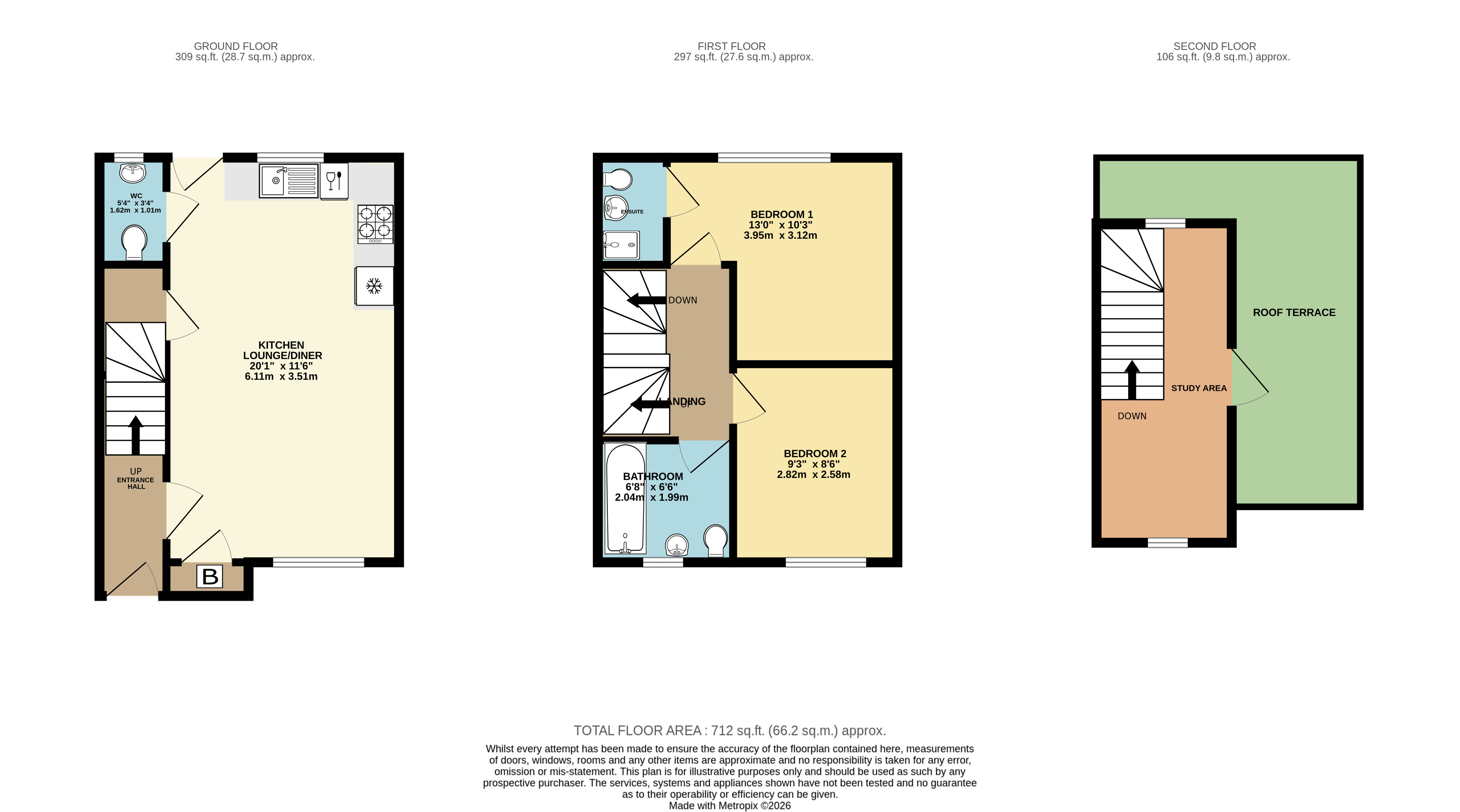 61, Selkirk Drive, Milton Keynes floorplan