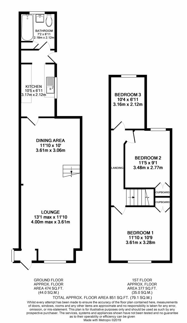 3 Bedrooms  to rent in Bayford Road, Sittingbourne ME10