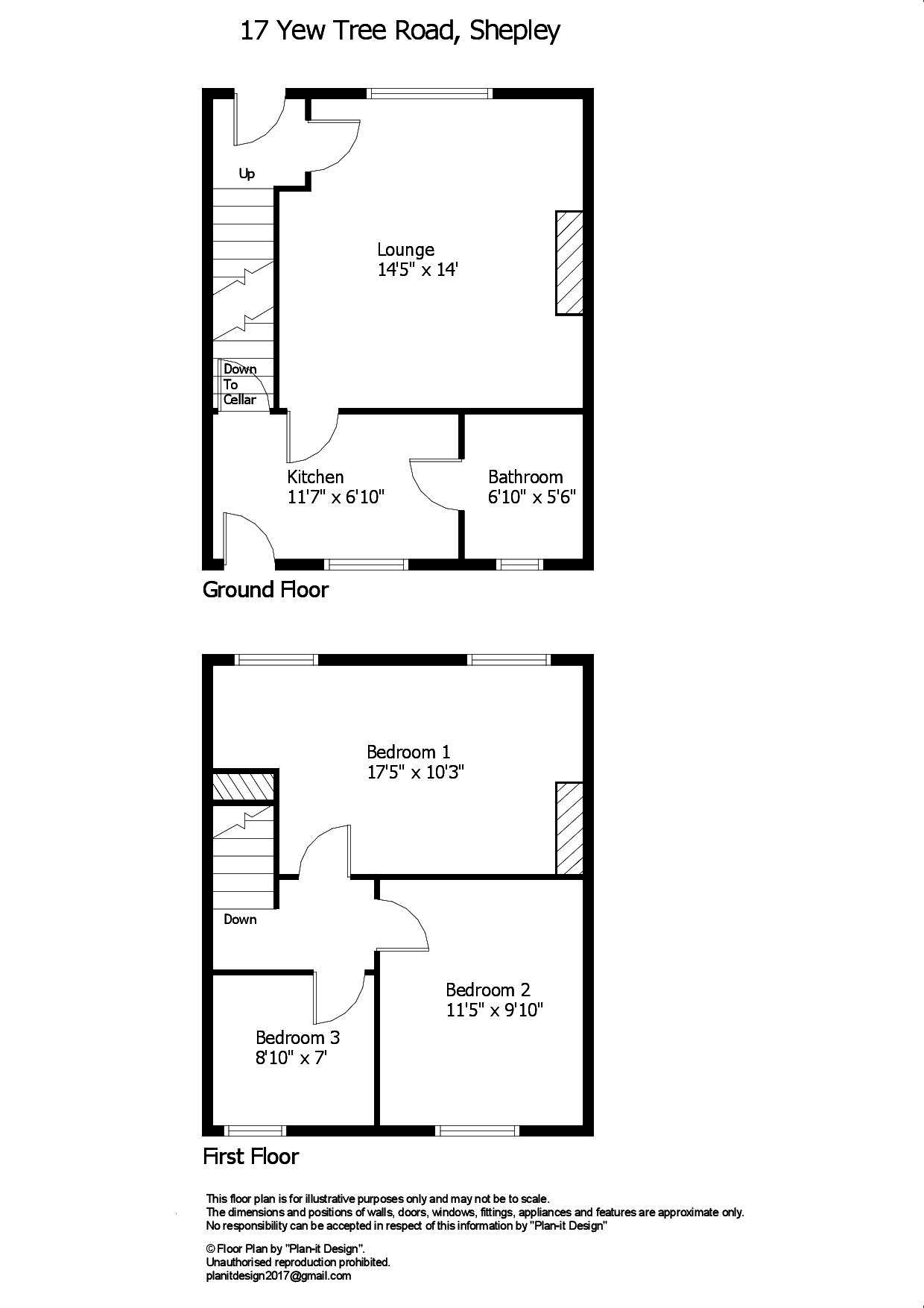 3 Bedrooms Terraced house for sale in Yew Tree Road, Shepley, Huddersfield HD8