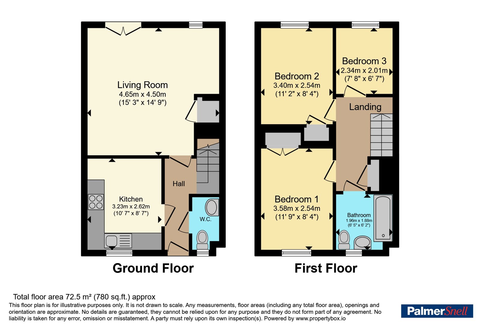 23, Ash Close, Weston-super-Mare floorplan