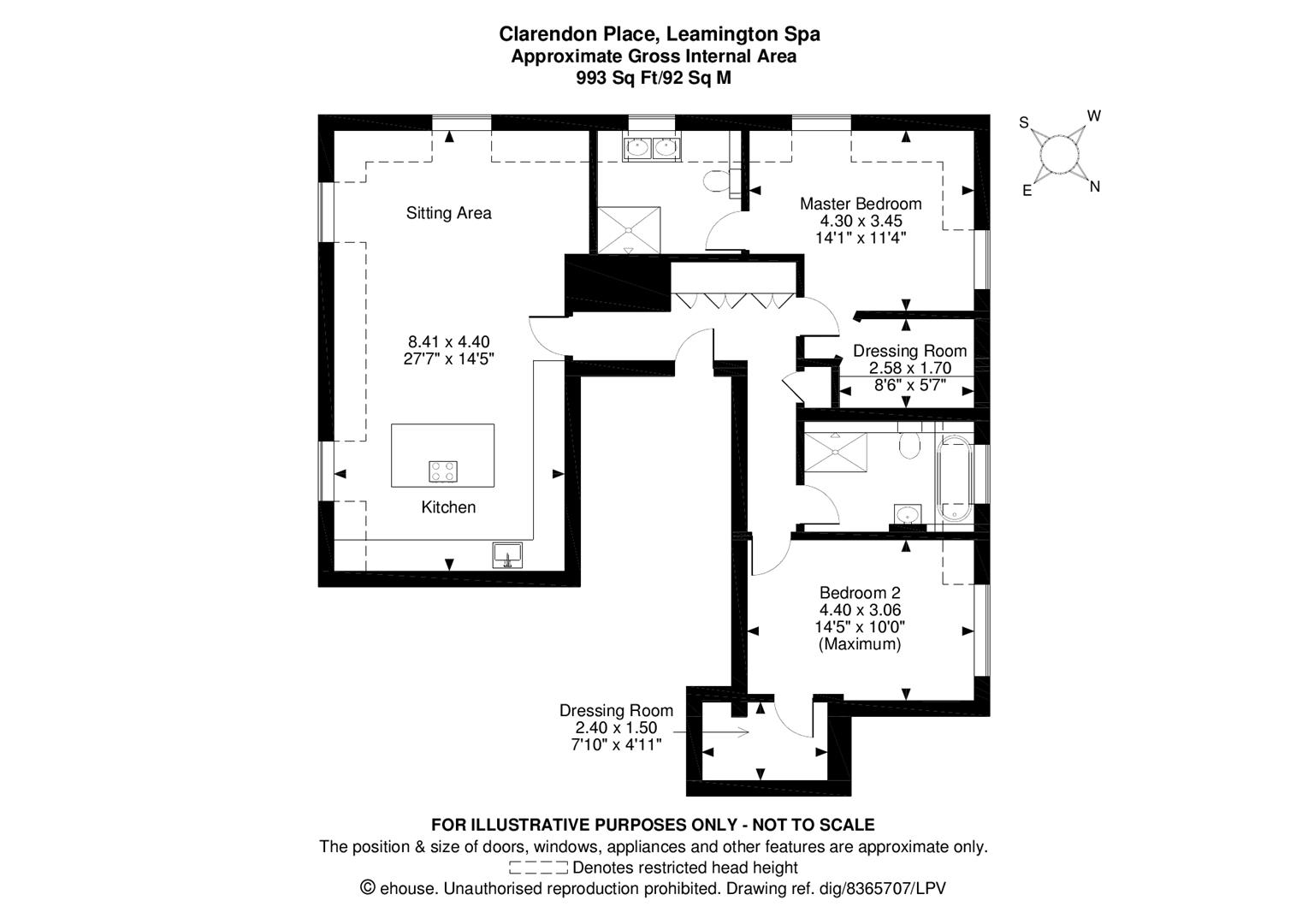 2 Bedrooms Flat for sale in Clarendon Place, Leamington Spa, Warwickshire CV32