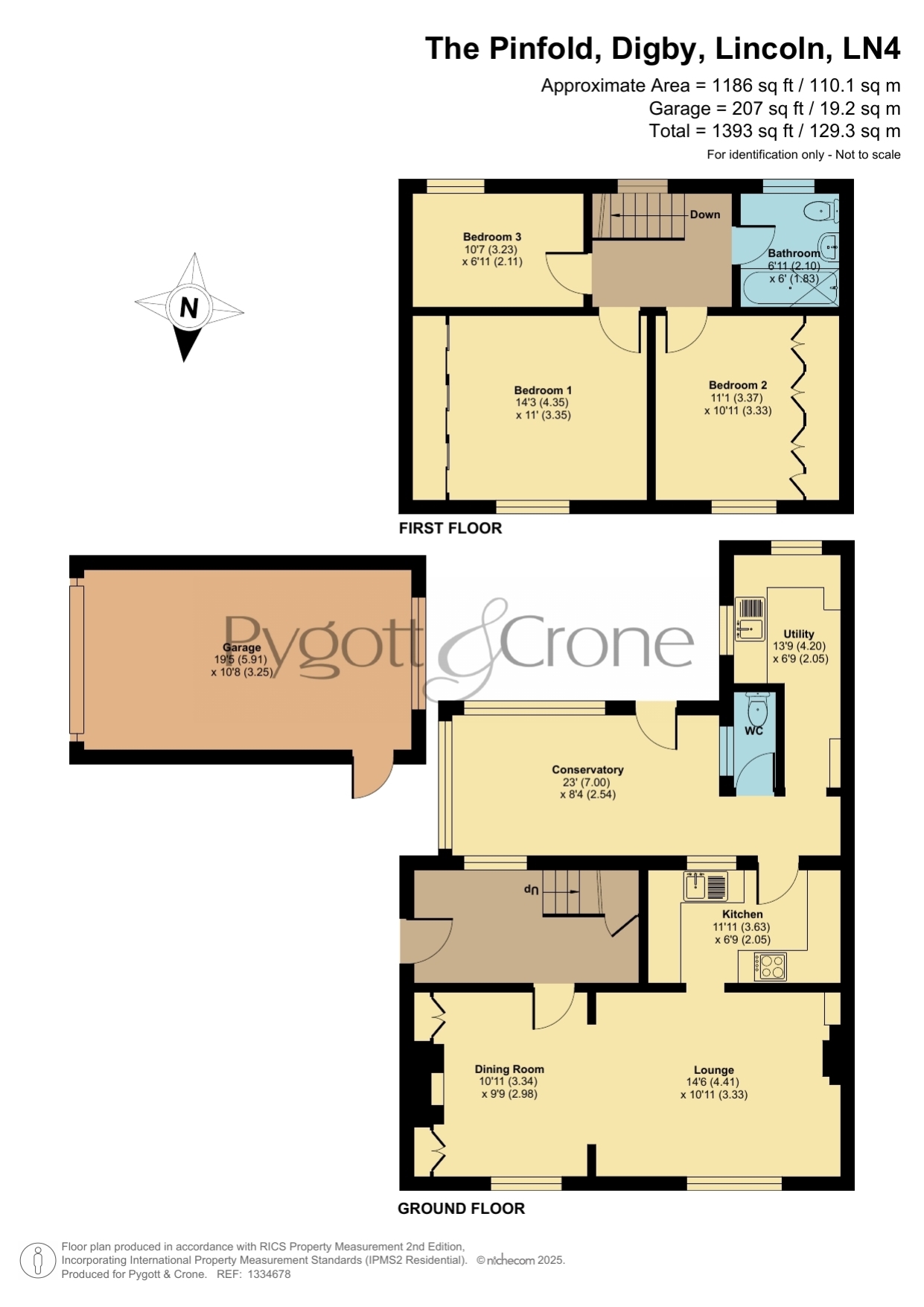 27, The Pinfold, Lincoln floorplan