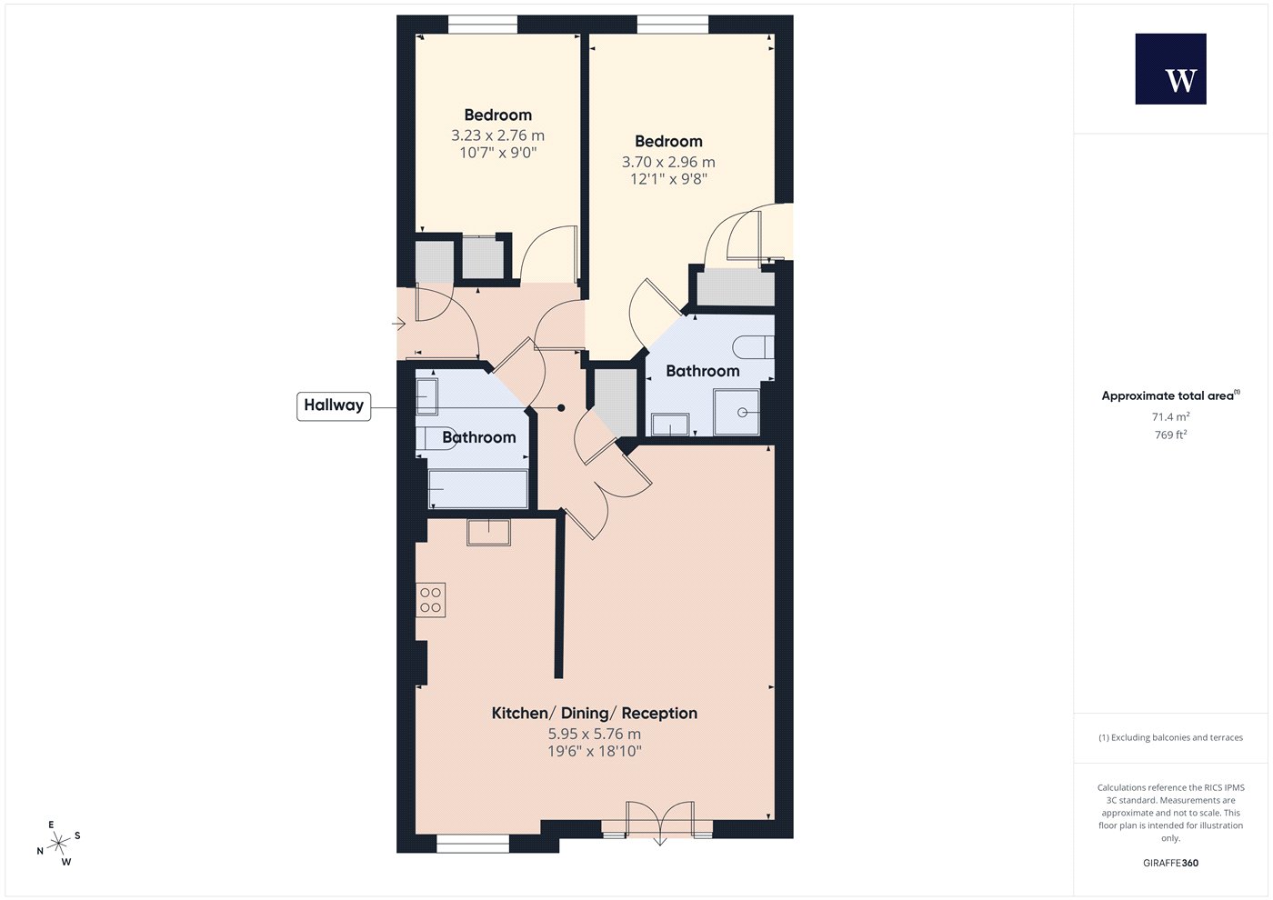 Flat 8,, William Winter Court, London floorplan